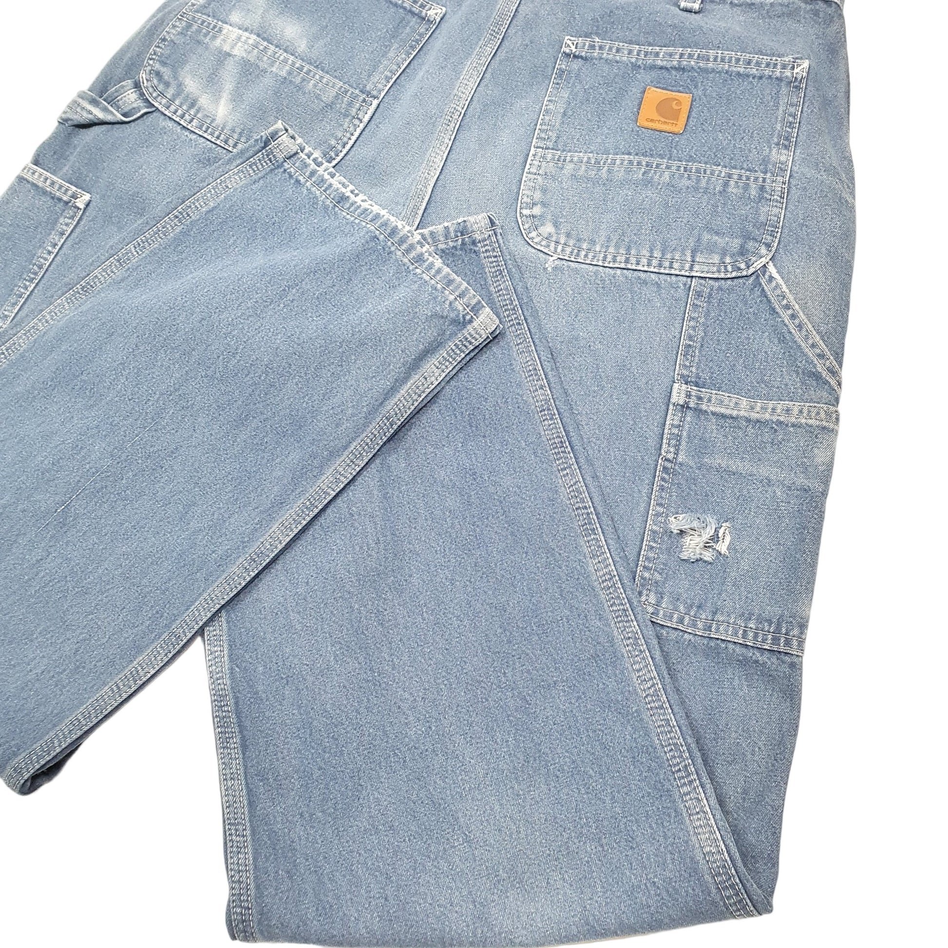 Mens Blue Carhartt  Carpenter JeansW36 L32