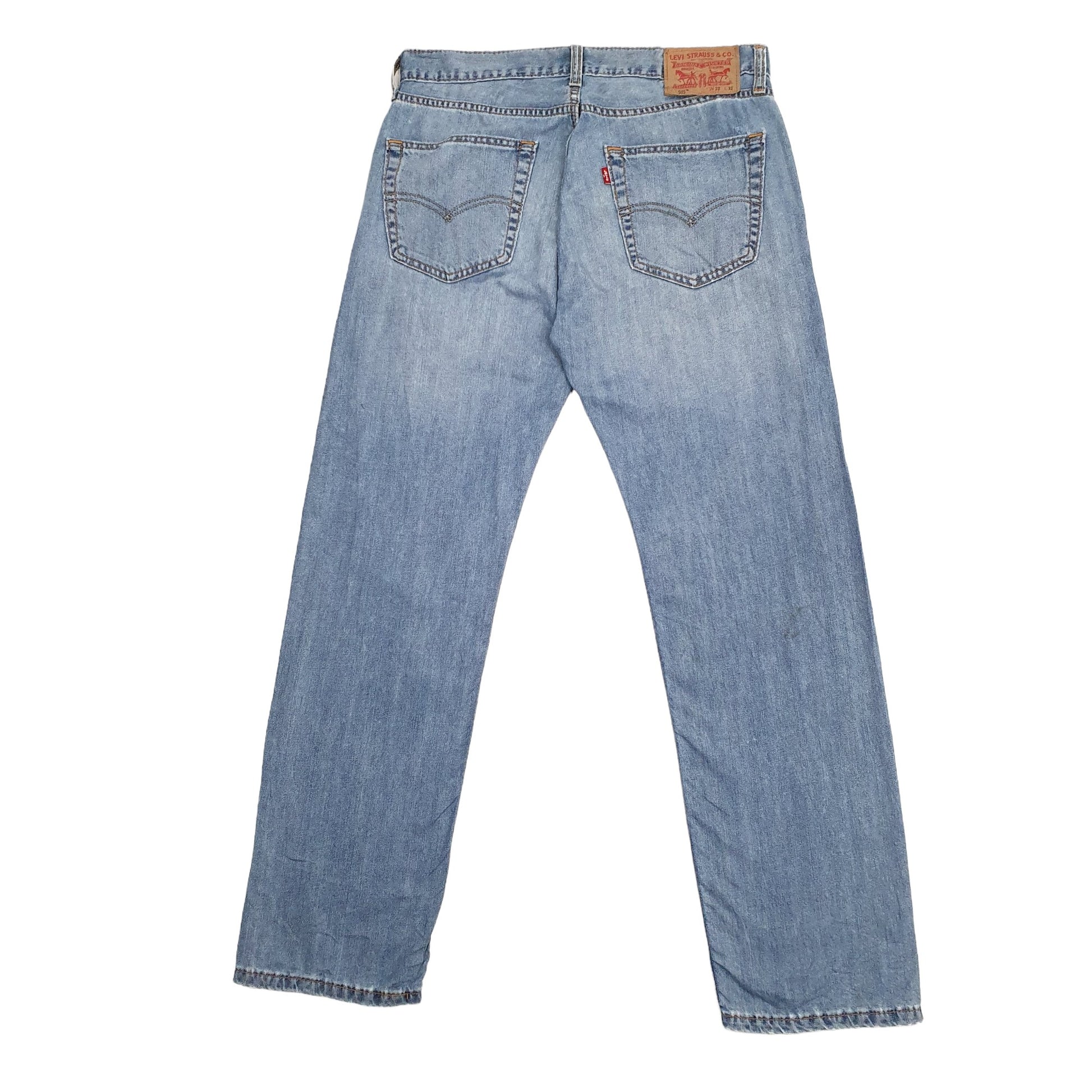 Mens Blue Levis  505 JeansW32 L32