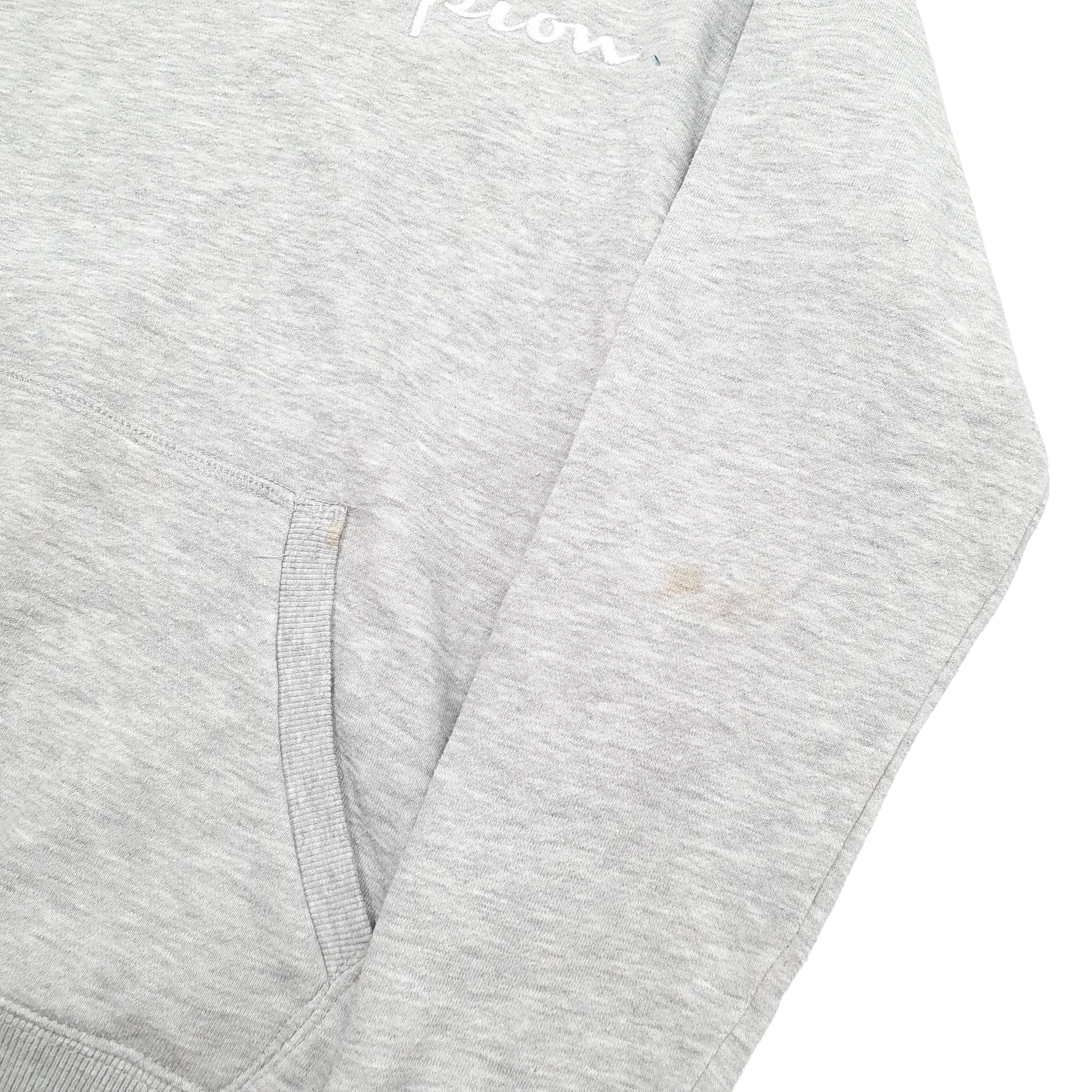 Womens Grey Champion  Hoodie Jumper