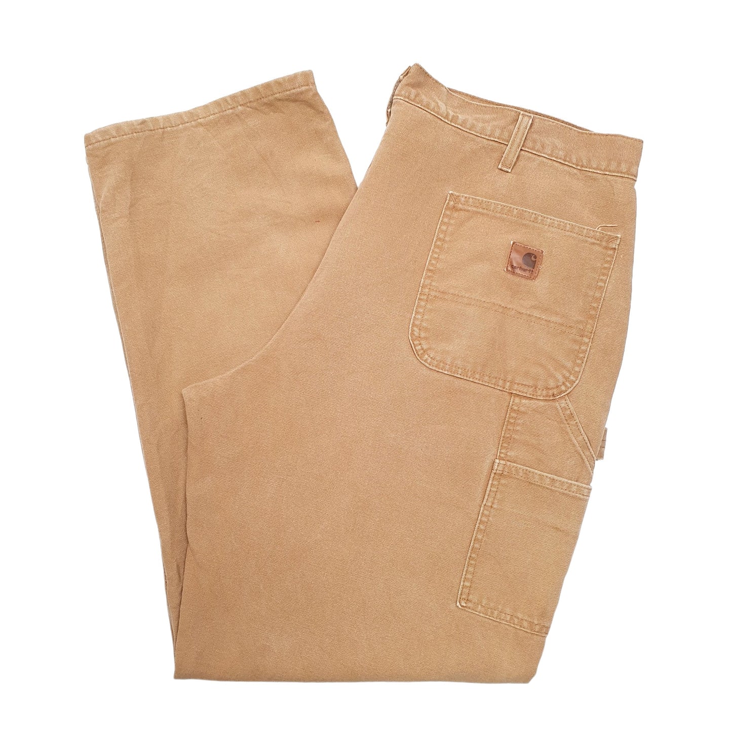 Mens Beige Carhartt  Carpenter Trousers