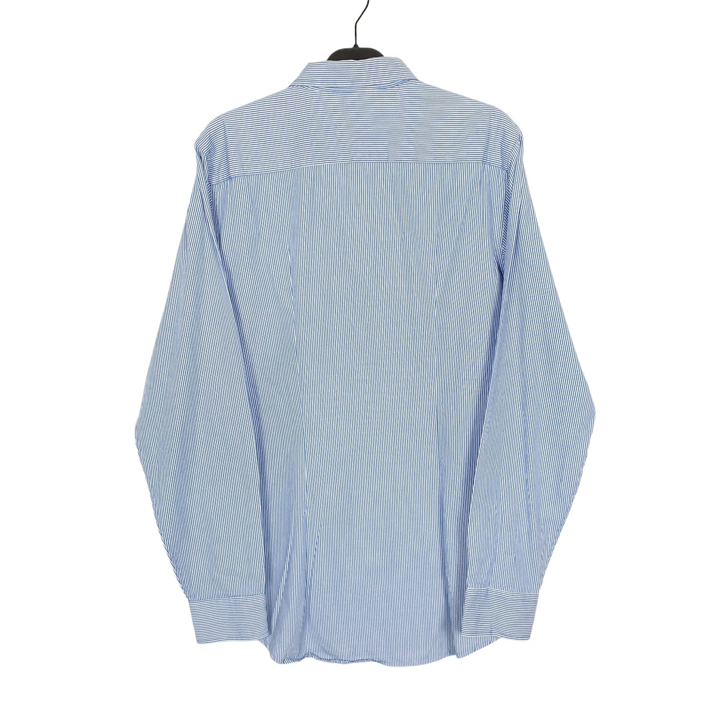 Tommy Hilfiger Long Sleeve Slim Fit Striped Shirt Blue