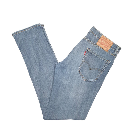 Mens Blue Levis Stretch 511 JeansW34 L34