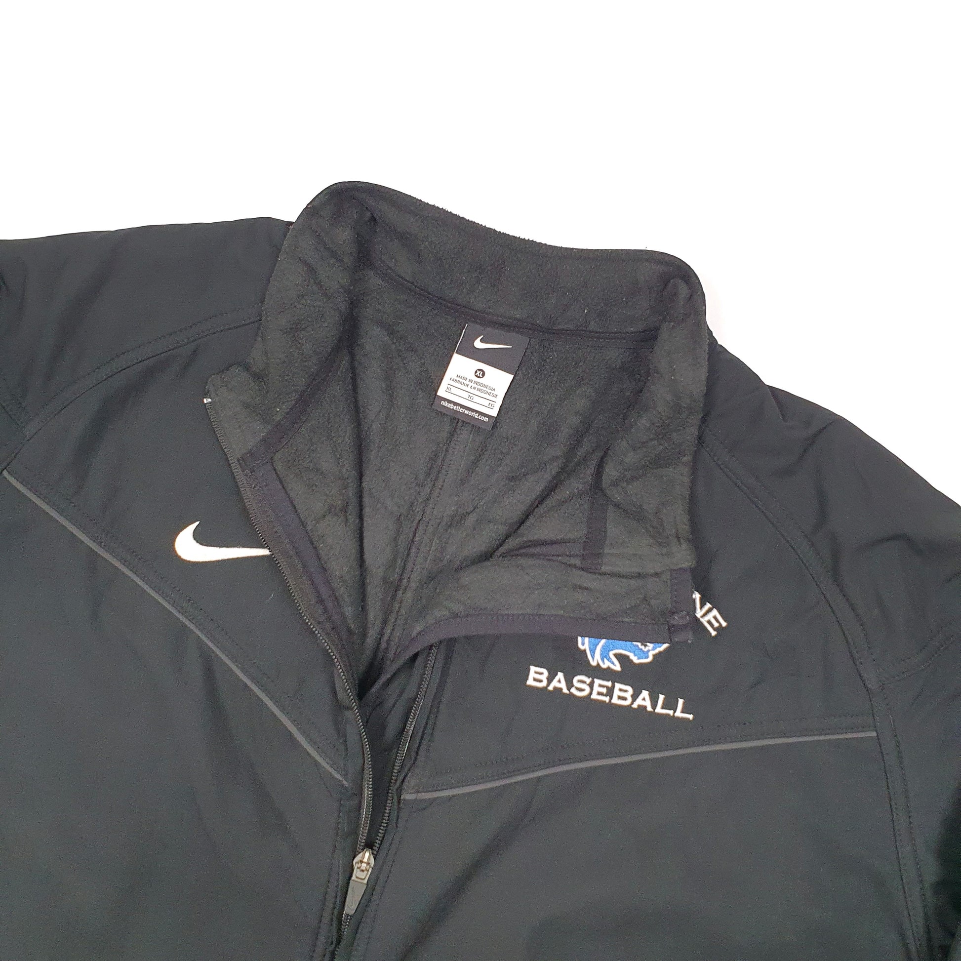 Mens Nike Timberline Baseball Fleece Jacket Black