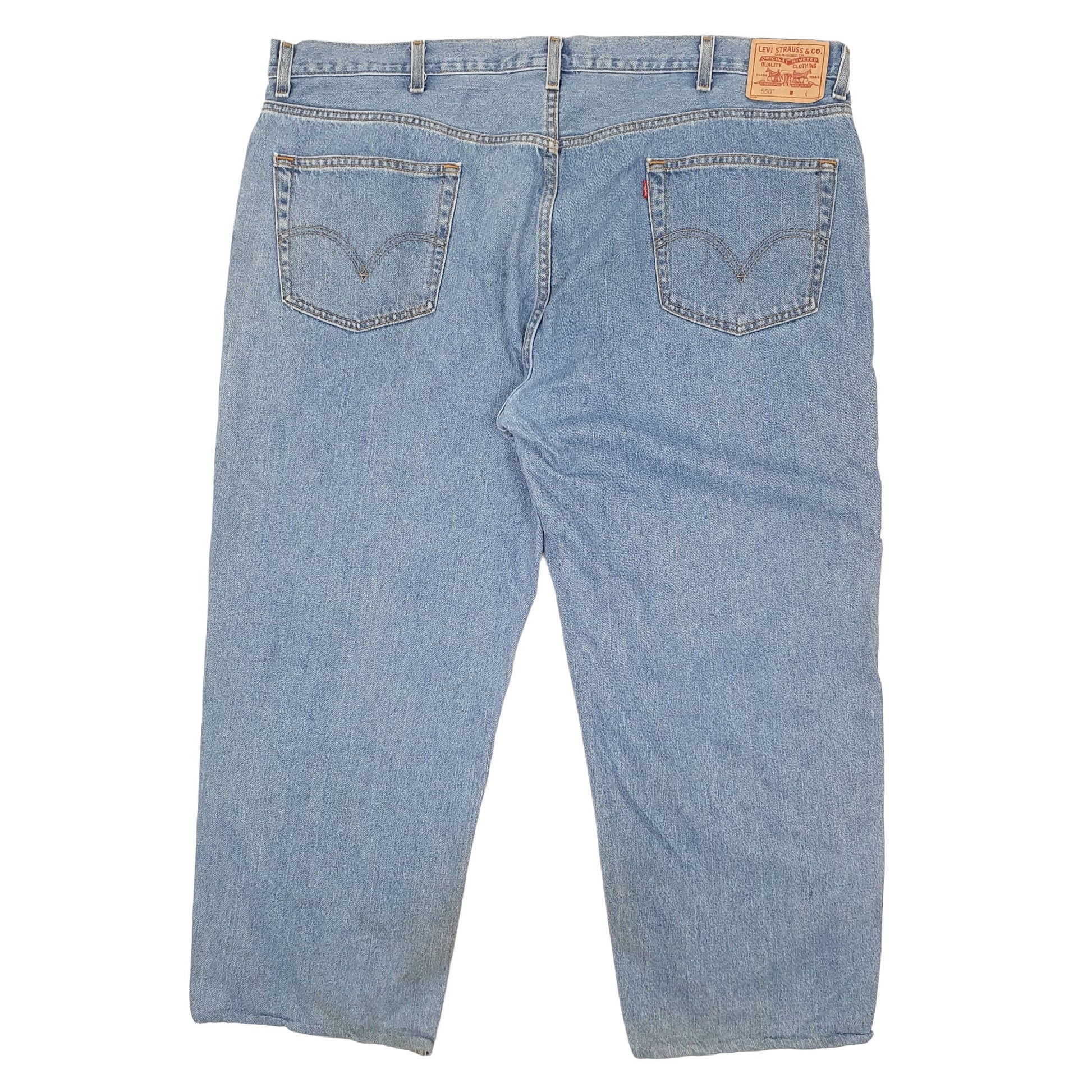 Levis 550 Relaxed Fit Jeans W48 L30 Blue