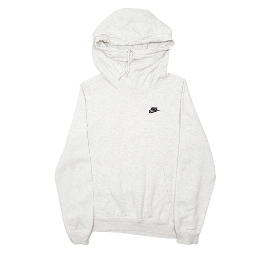 Womens Grey Nike Turtle Neck Hoodie Jumper