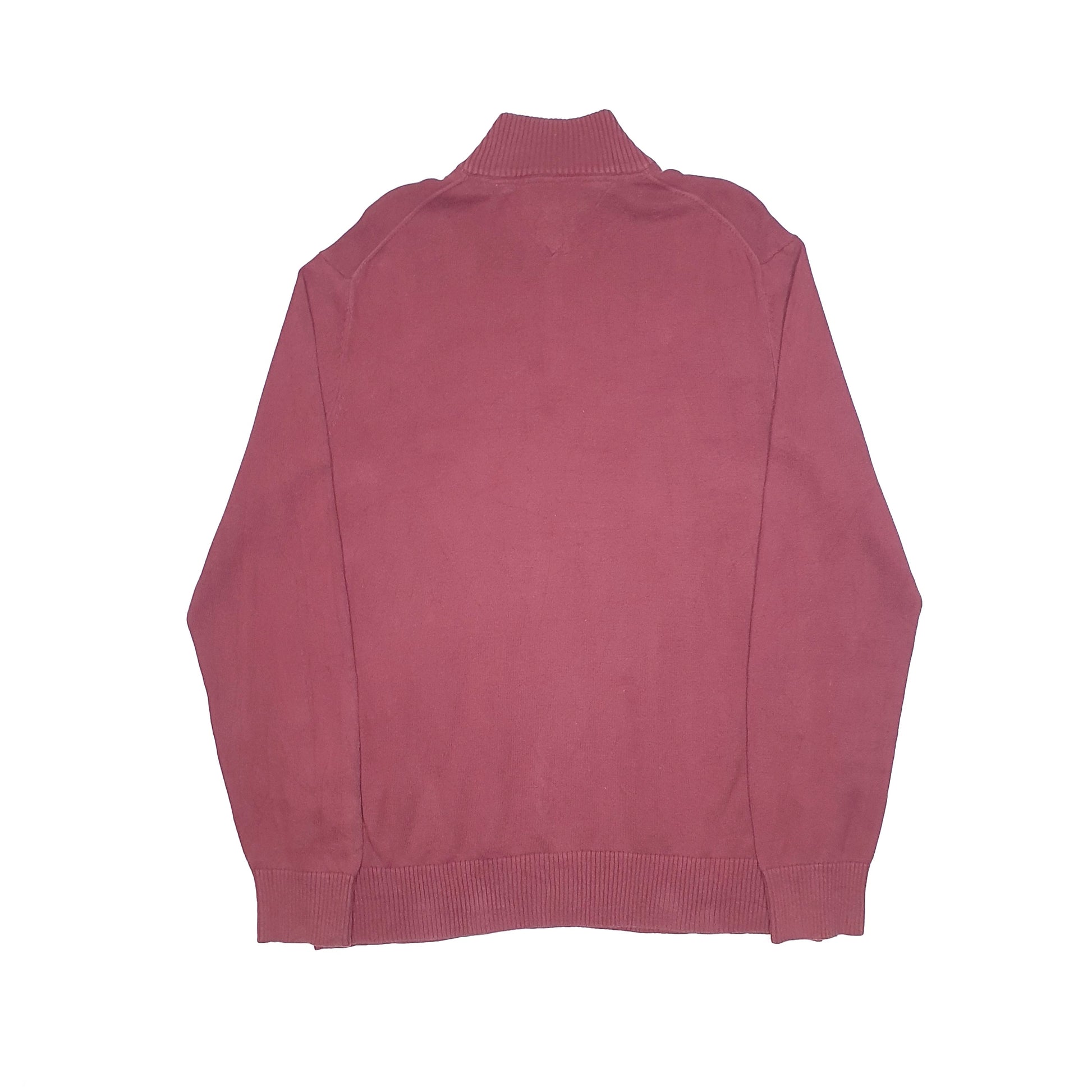 Tommy Hilfiger Quarter Zip XL Burgundy