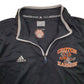 Mens Black Adidas  Quarter Zip Jumper