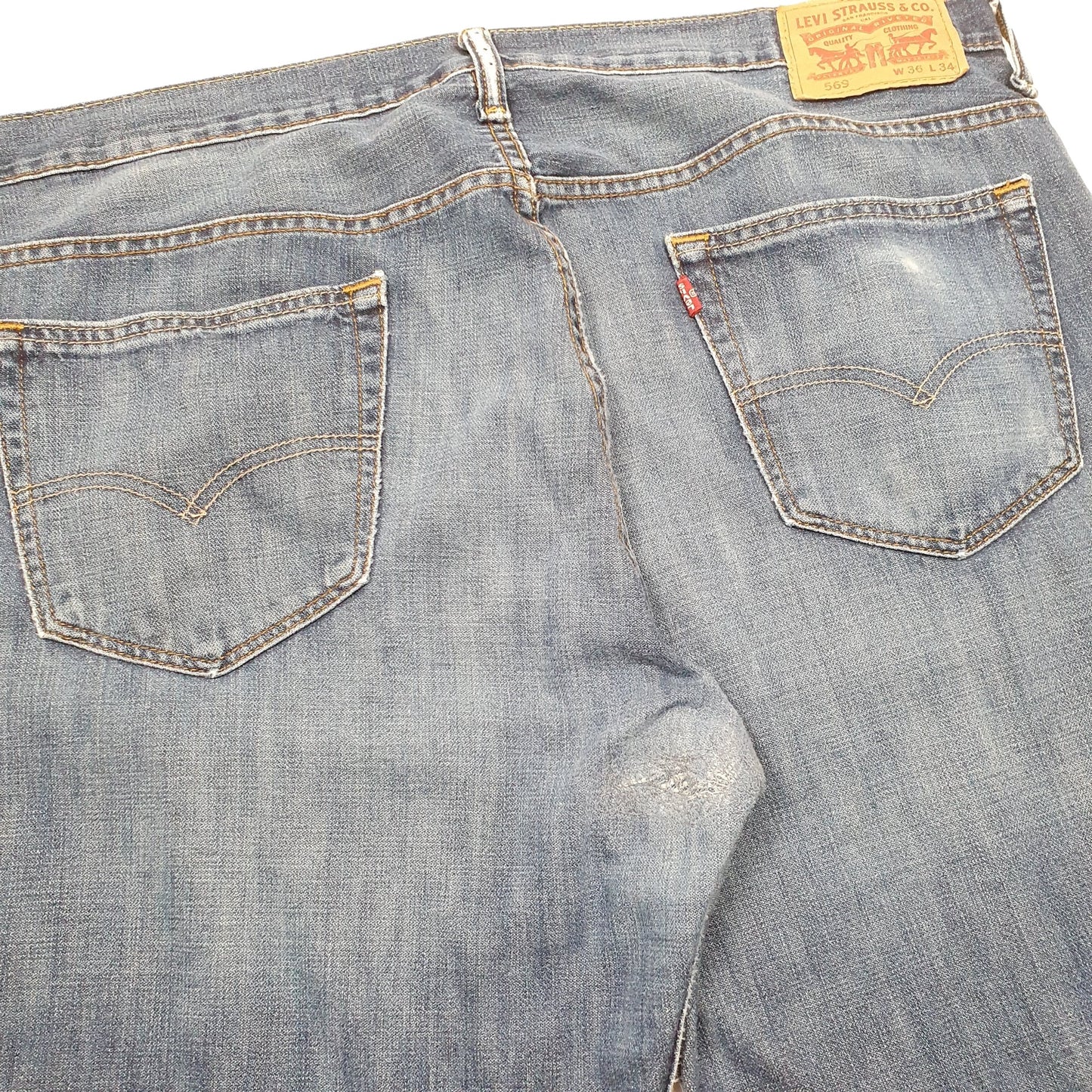 Levis 569 Loose Fit Jeans W38 L34 Blue