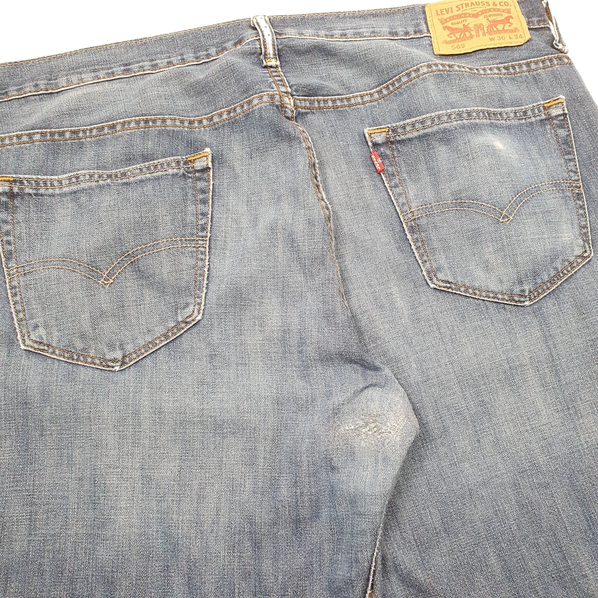 Levis 569 Loose Fit Jeans W38 L34 Blue
