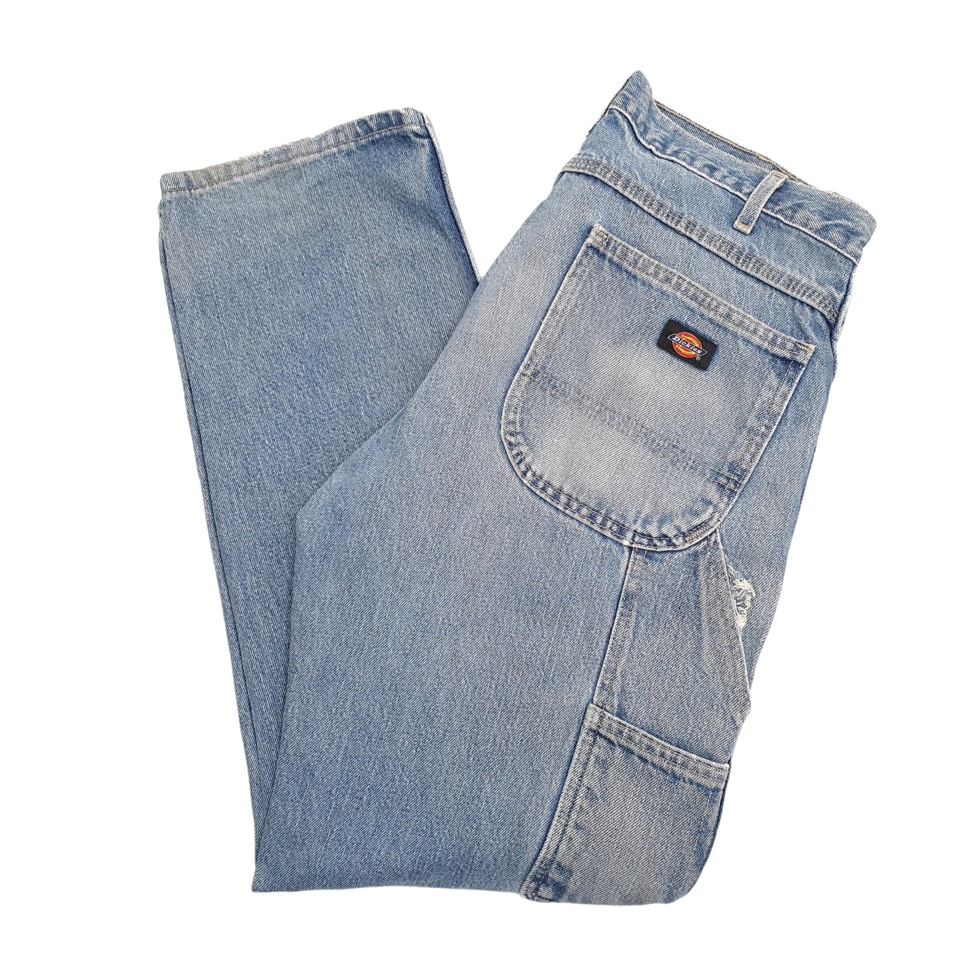 Mens Blue Dickies  Carpenter Trousers