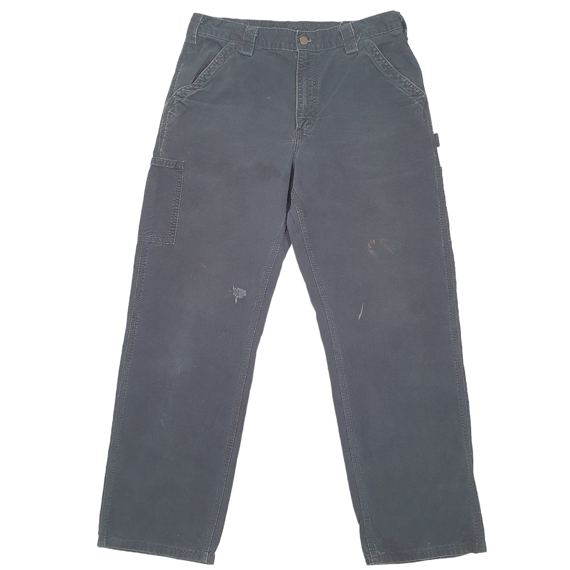 Mens Black Carhartt  Carpenter Trousers