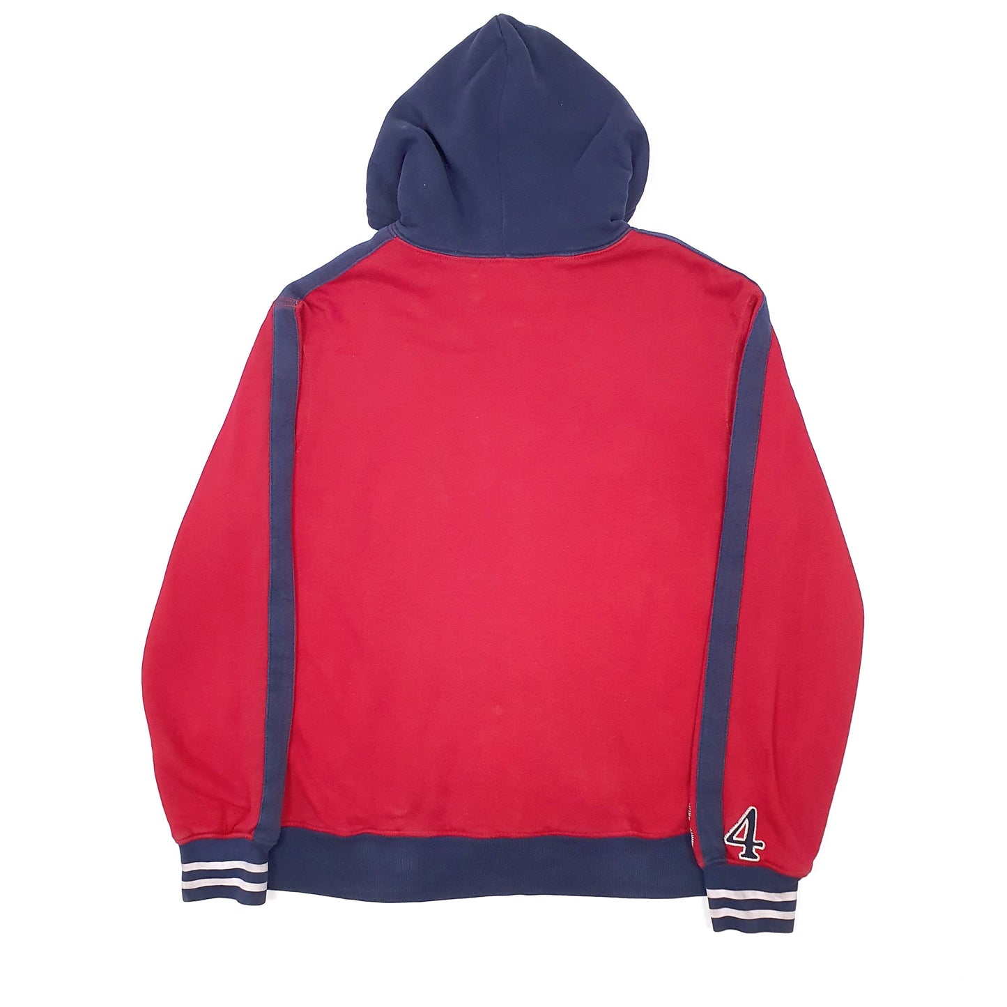 Mens Red Polo Ralph Lauren Norway 1934 Vintage Hoodie Jacket Full Zip Jumper