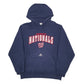 Mens Blue Adidas MBL Washington Nationals Baseball Hoodie Jumper