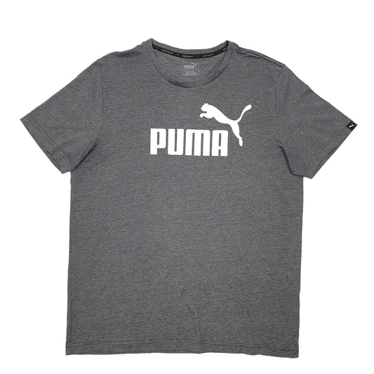 Puma Short Sleeve T Shirt Grey