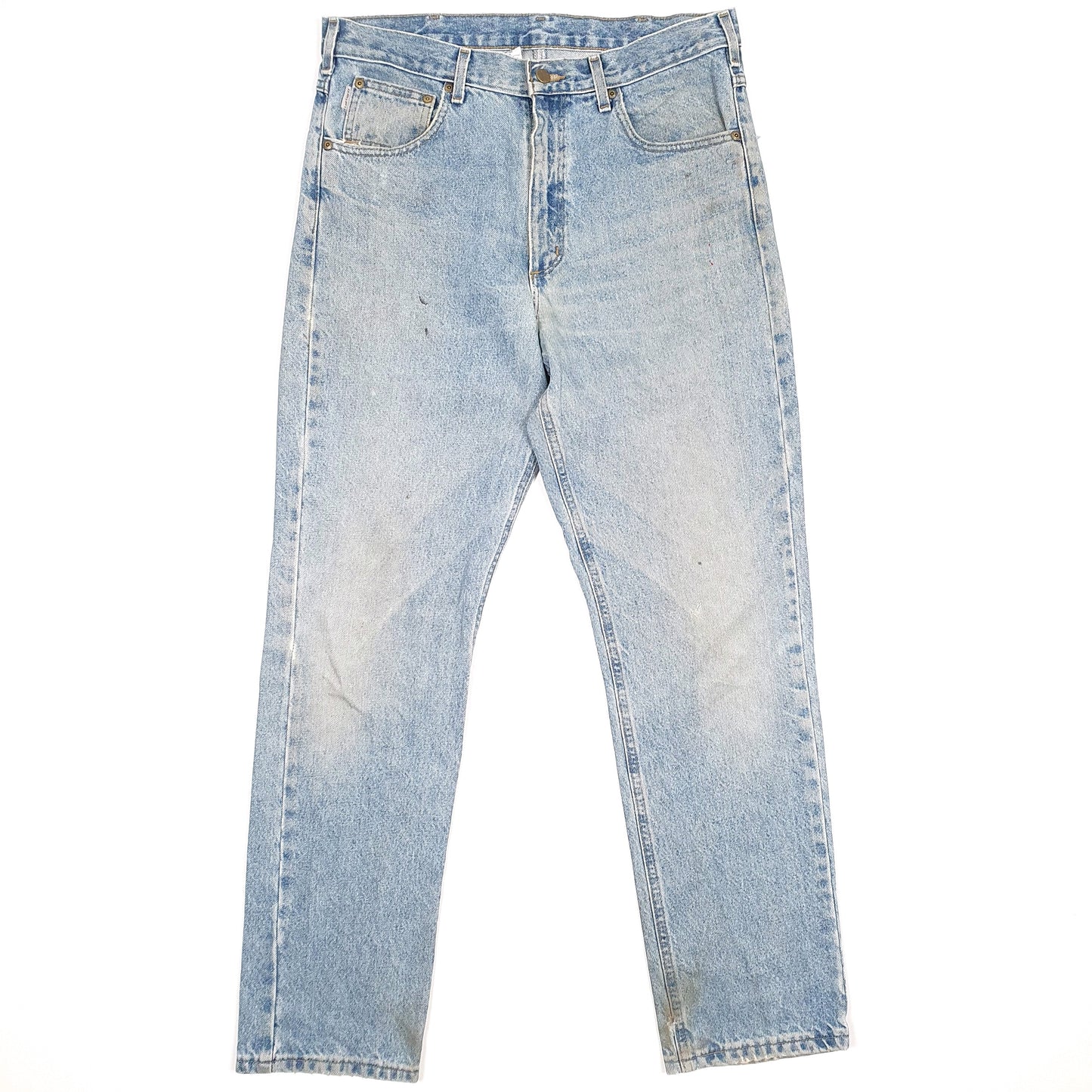 Carhartt Casual Regular Fit Repairs Needed Jeans W34 L31 Blue