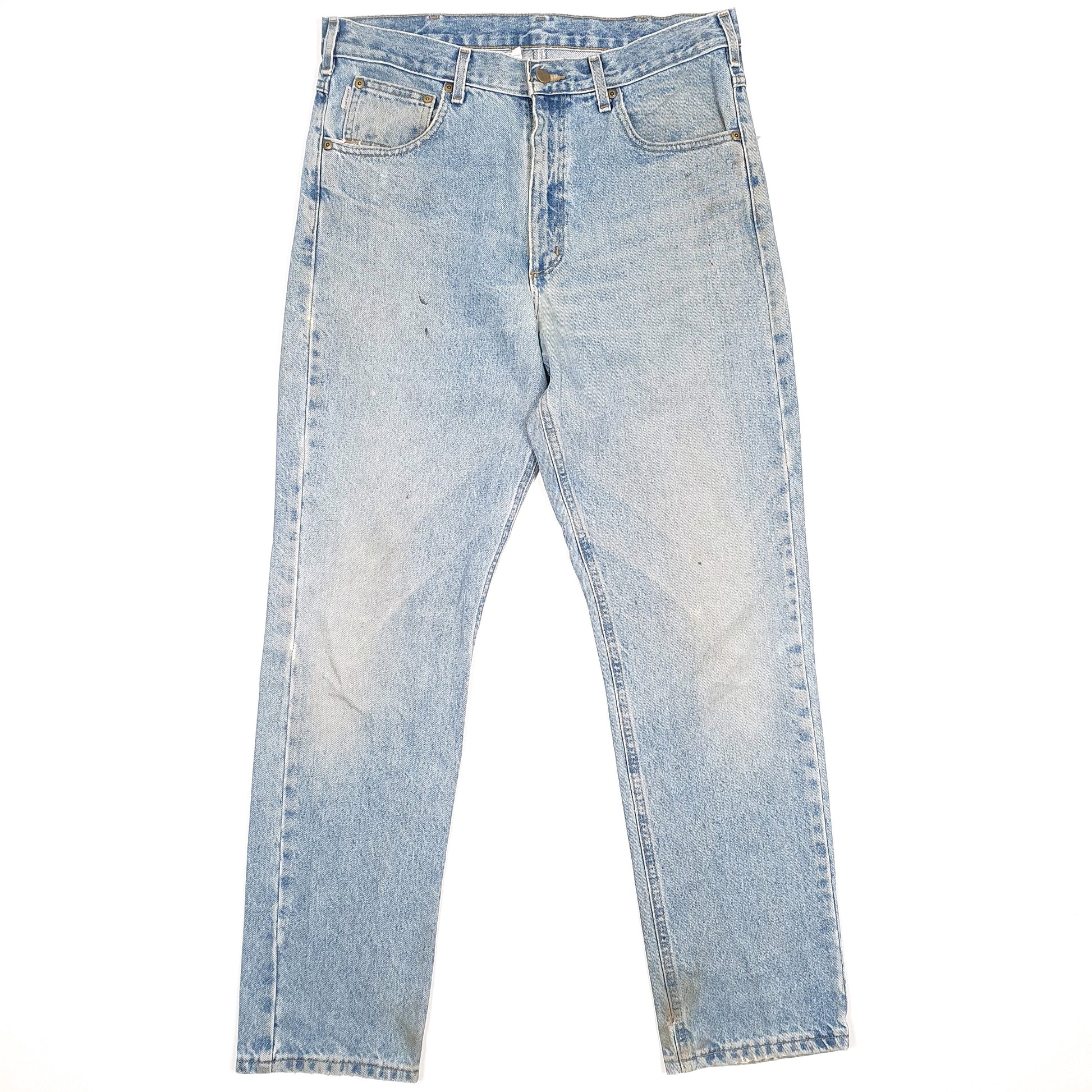 Carhartt Casual Regular Fit Repairs Needed Jeans W34 L31 Blue