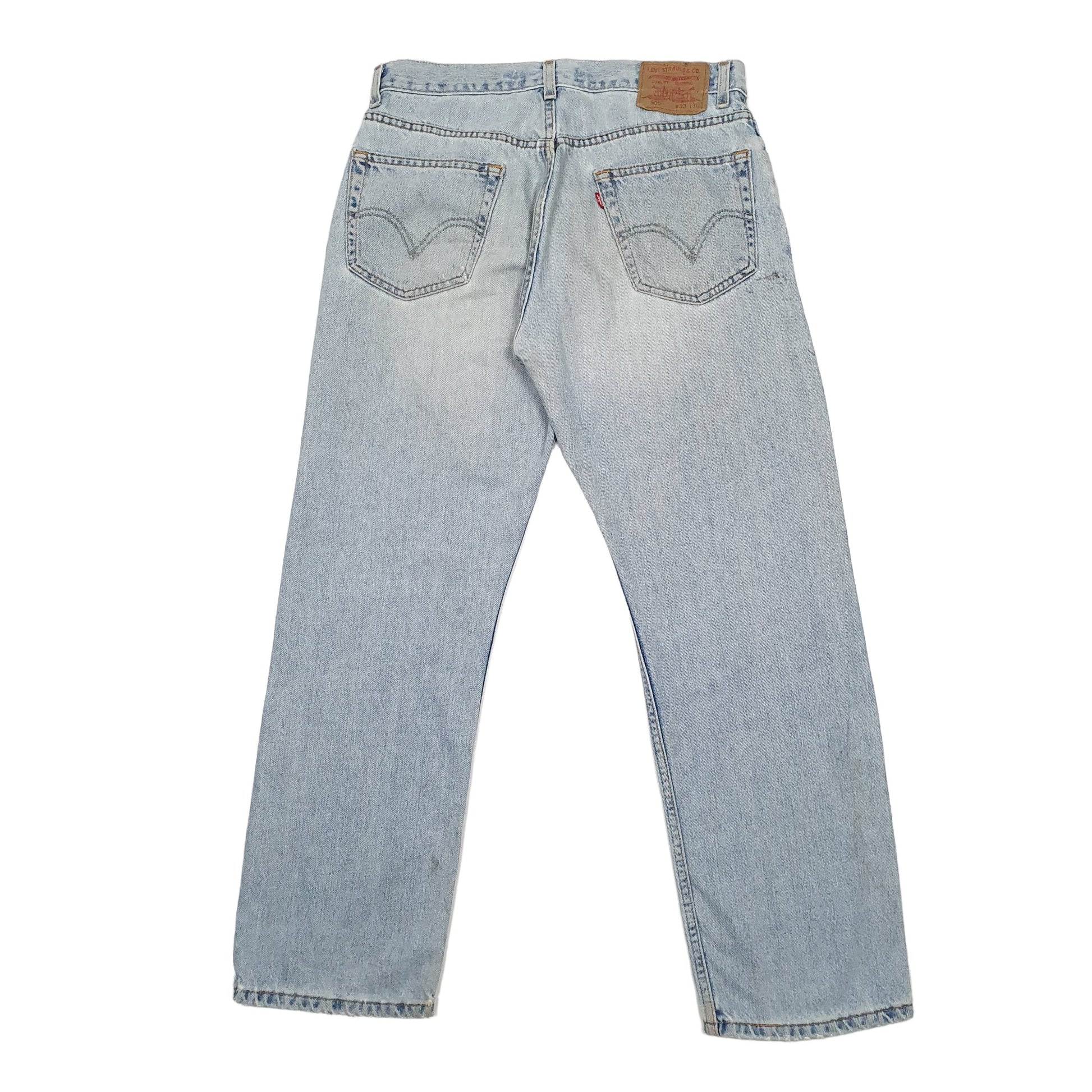Mens Blue Levis  505 JeansW33 L30