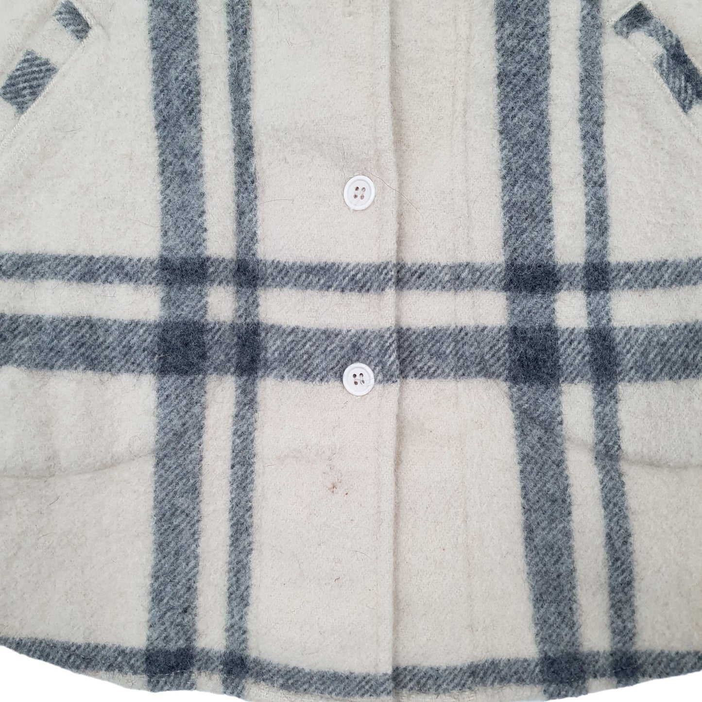 Womens Beige Woolrich Vintage 1960s 70s 80s Hoodie Coat