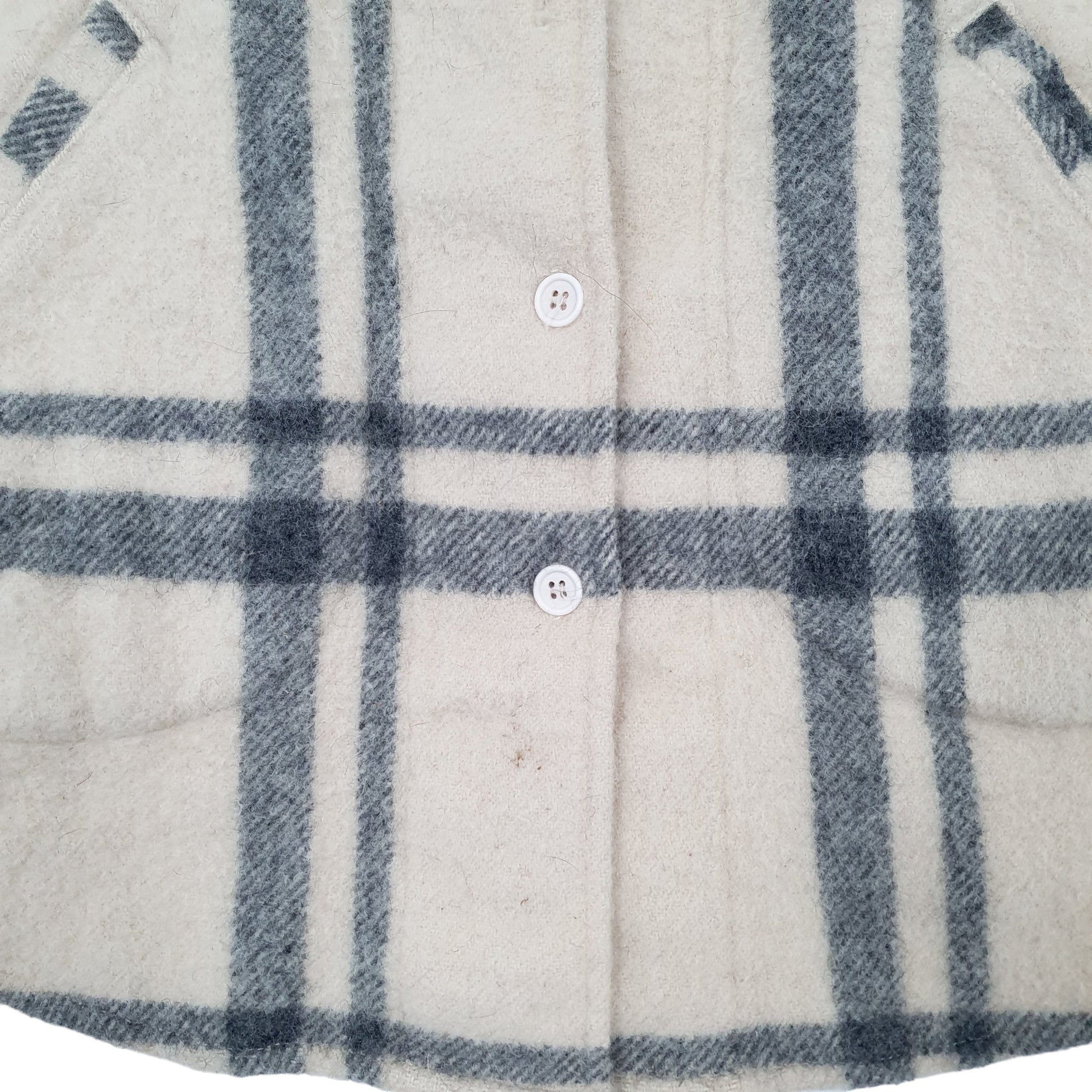 Womens Beige Woolrich Vintage 1960s 70s 80s Hoodie Coat