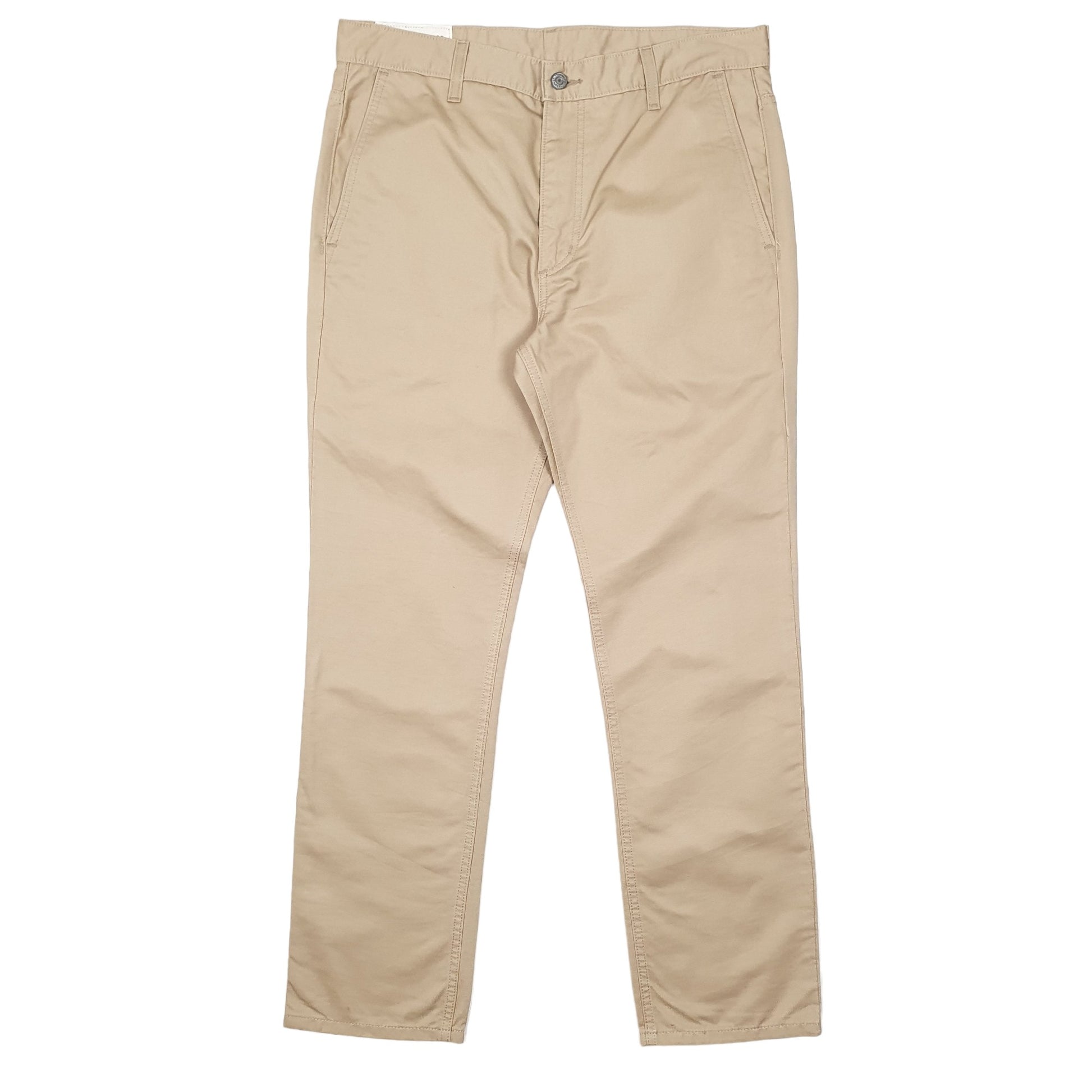 Mens Levis Beige Chino Trousers W33 L30 Beige