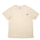 Mens Beige Dickies Pocket Work Wear Short Sleeve T Shirt