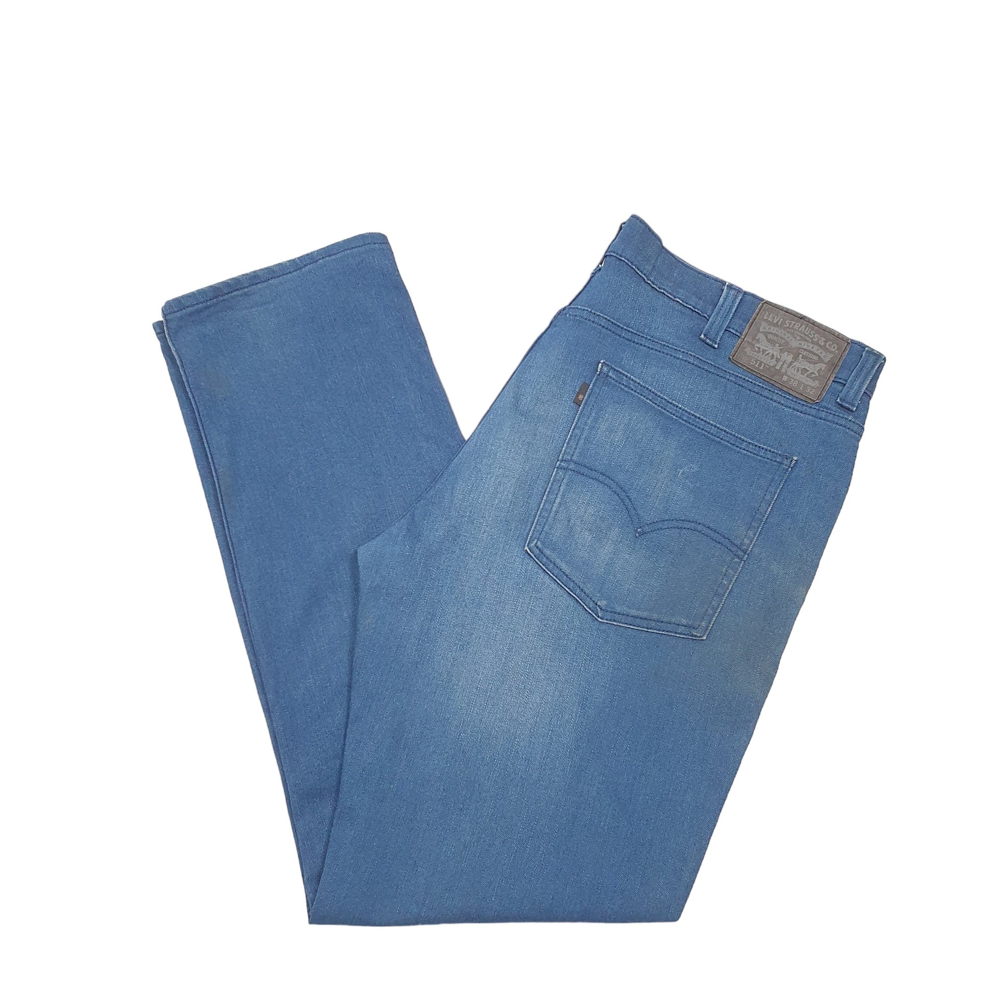 Mens Blue Levis Stretch 511 JeansW38 L32