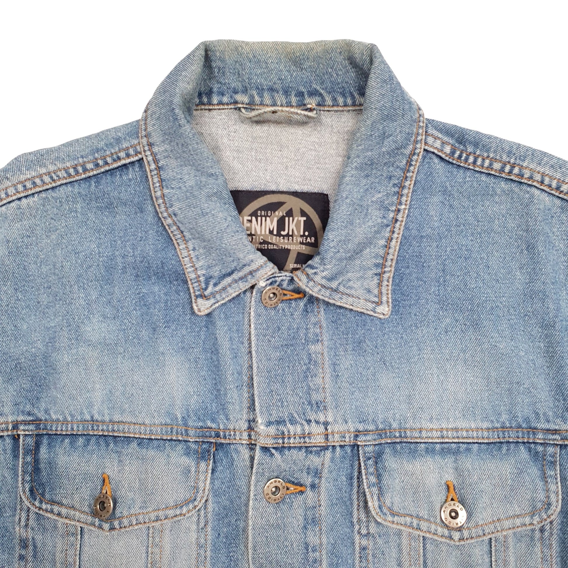 Mens Blue Shana Trucker Angela Litrico Coat