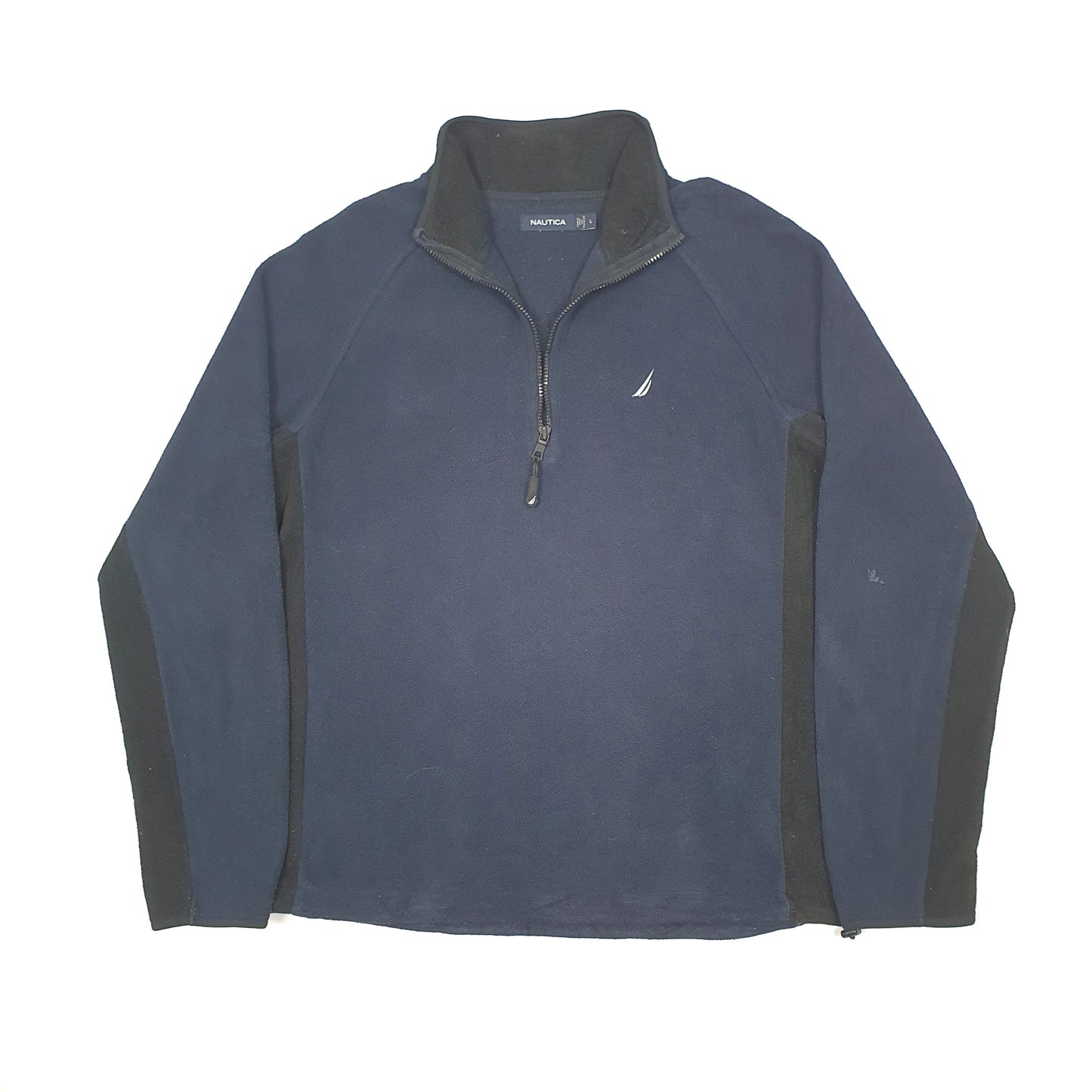 Nautica Quarter Zip Fleece L Navy