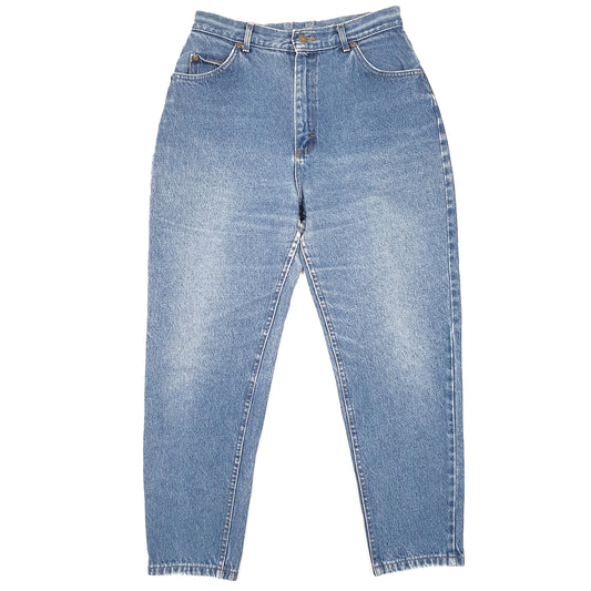 Lee Casual Tapered Fit Relaxed High Waisted Jeans UK Blue