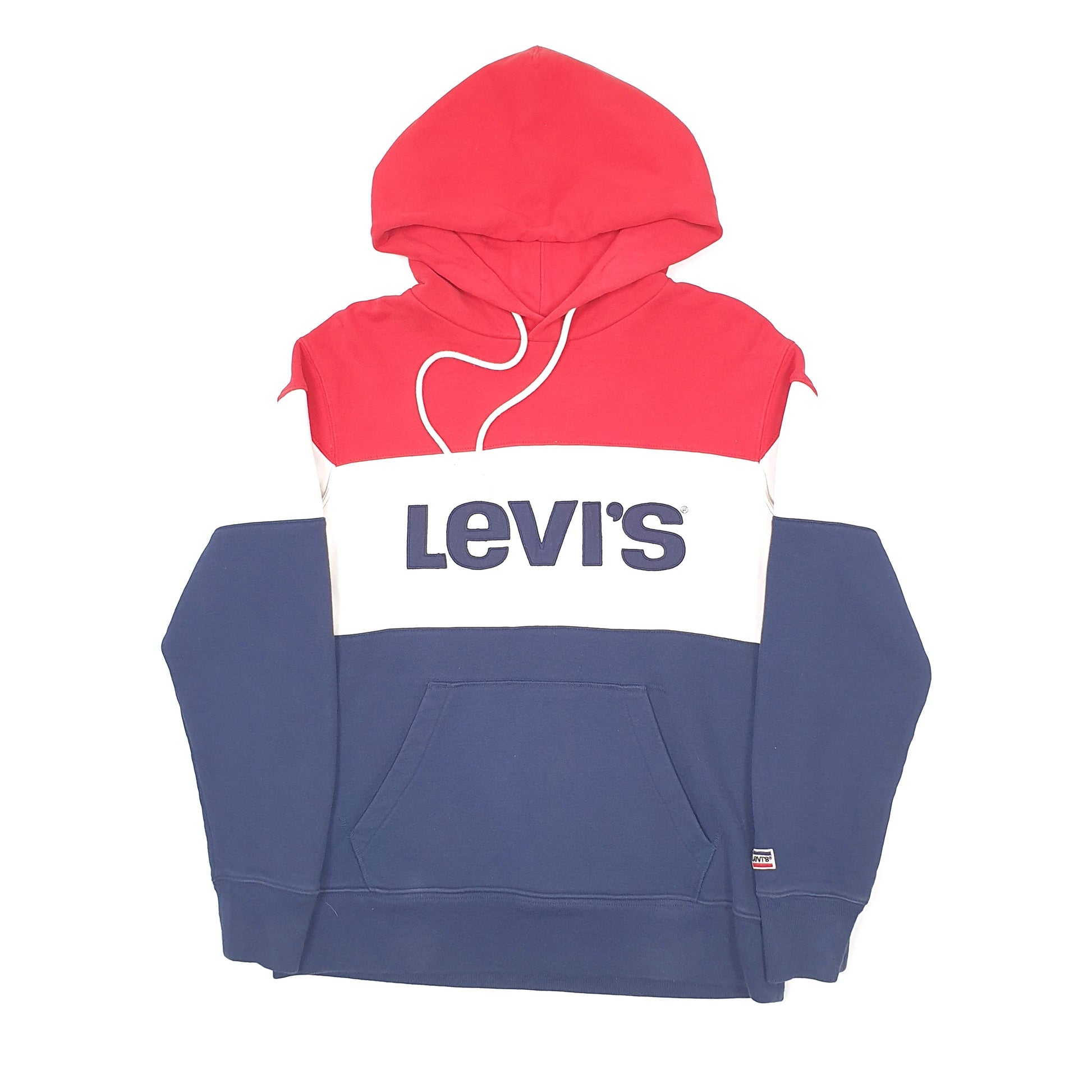 Levis Spellout Hoodie S Navy