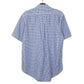 Tommy Hilfiger Short Sleeve Slim Fit Check Shirt Blue