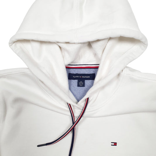 Mens White Tommy Hilfiger  Hoodie Jumper