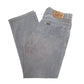 Mens Grey Lee  Corduroy Trousers