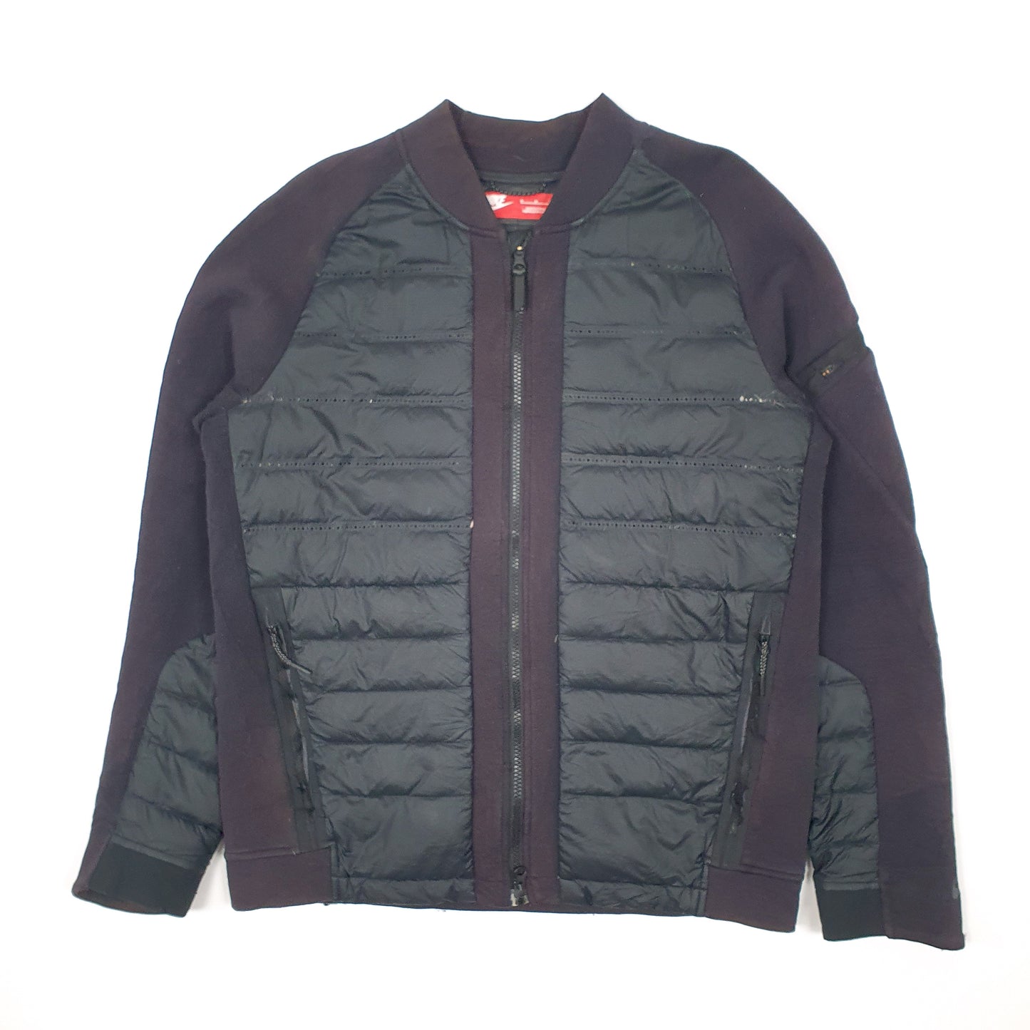 Mens Black Nike Neoprene Windbreaker  Coat