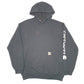 Mens Black Carhartt Work Wear Hoodie Jumper