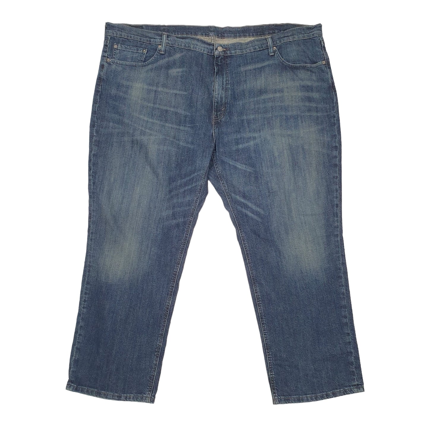 Levis 541 Tapered Fit Jeans W52 L29 Navy