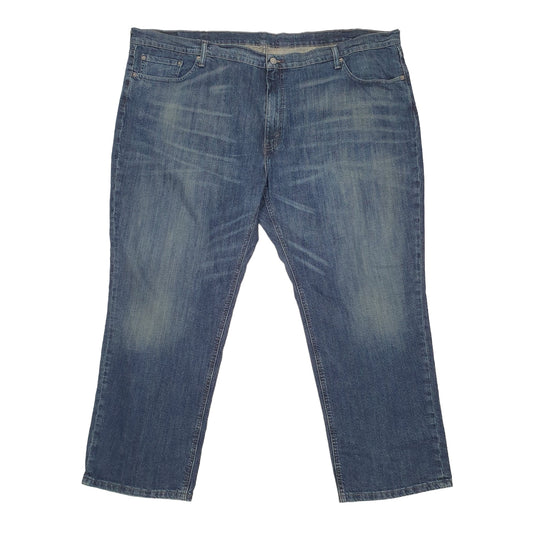 Levis 541 Tapered Fit Jeans W52 L29 Navy