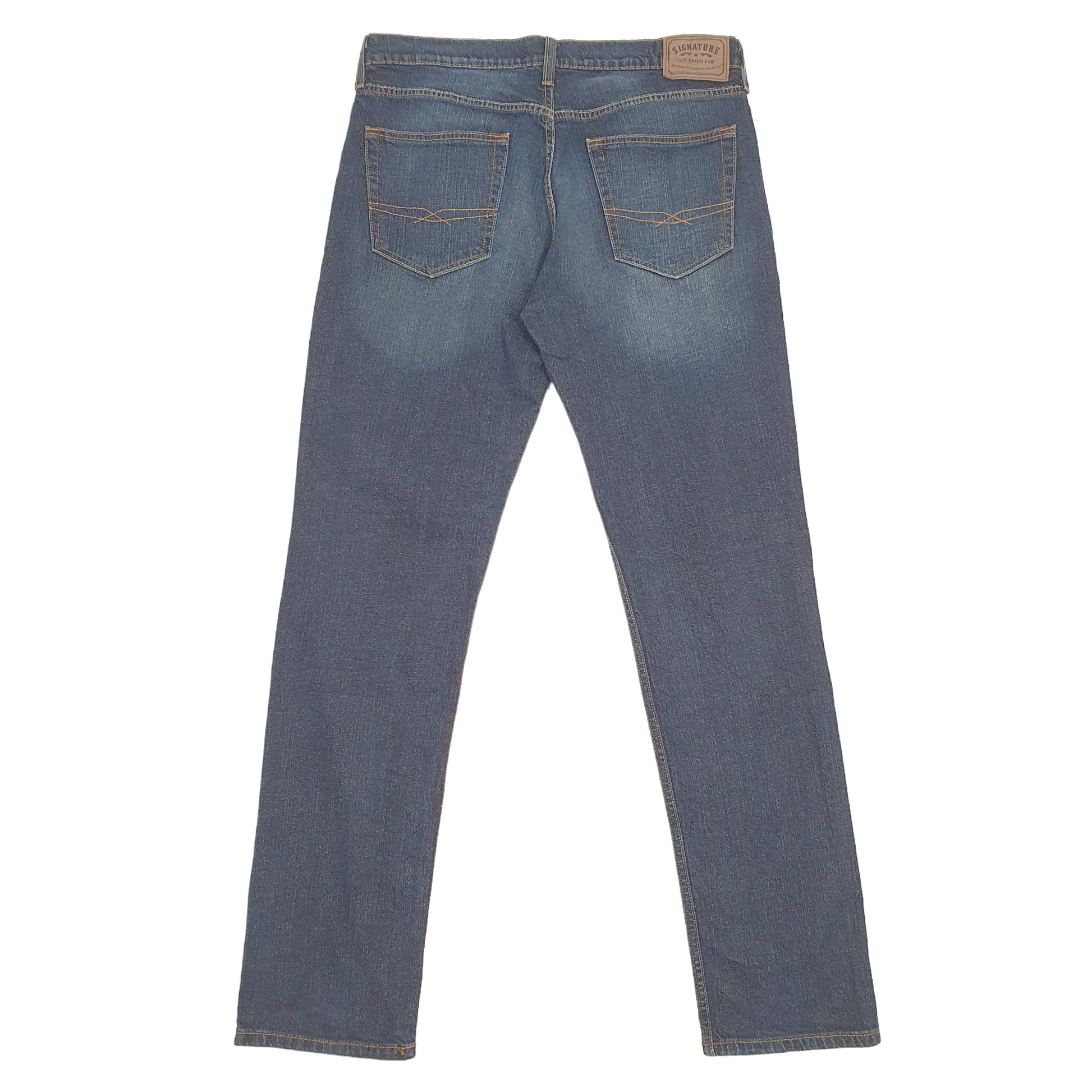 Levis Signature Skinny Fit Stretch Jeans W36 L34 Blue