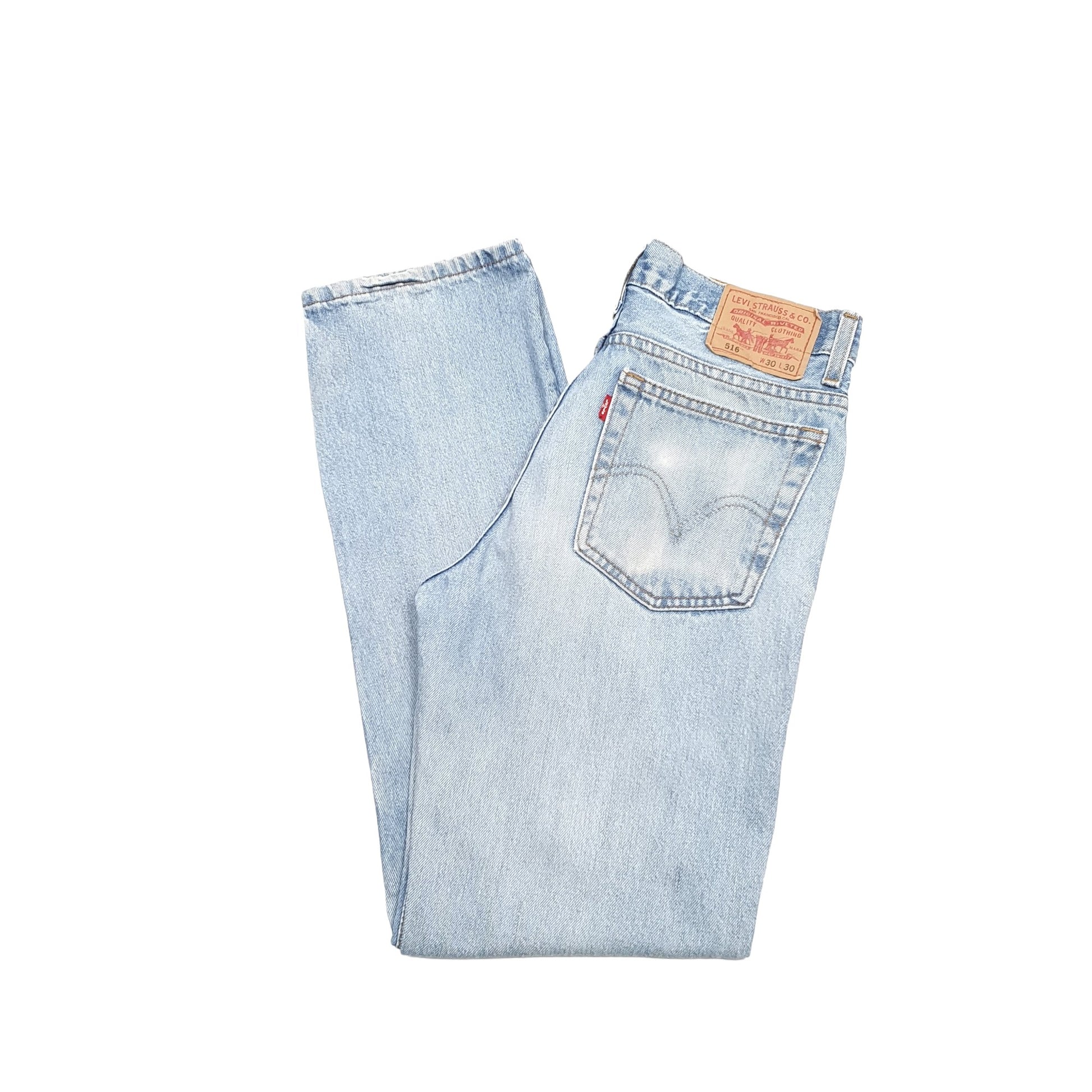 Levis 516 Slim Fit Jeans W30 L30 Blue