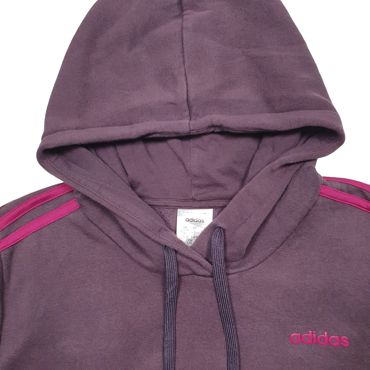 Womens Purple Adidas  Full Zip Jumper