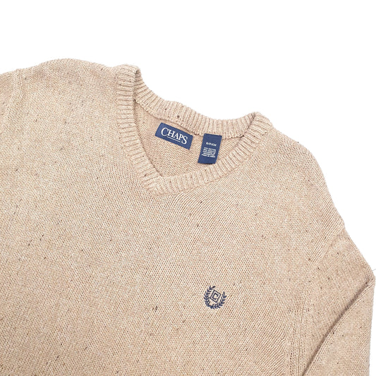 Chaps Crewneck Brown