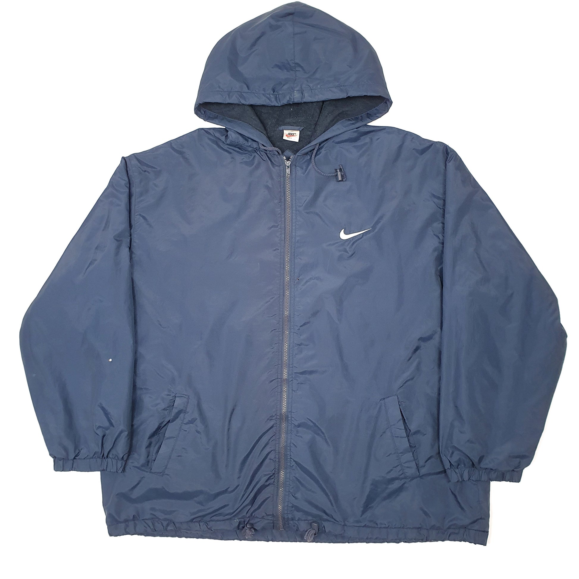 Mens Navy Nike Vintage 1990s Made in USA Hoodie  Coat