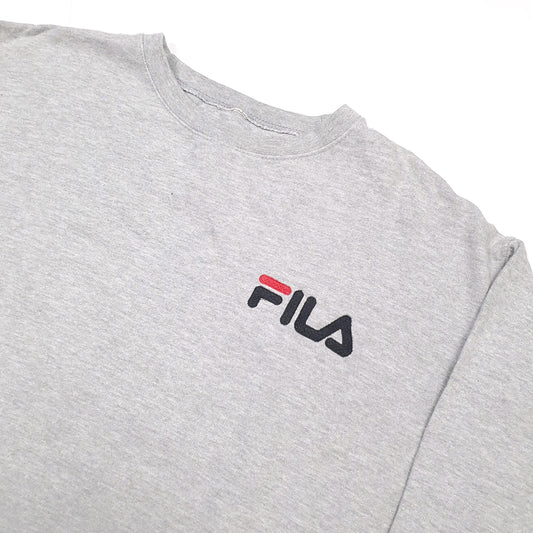 Fila Spellout Crewneck Grey