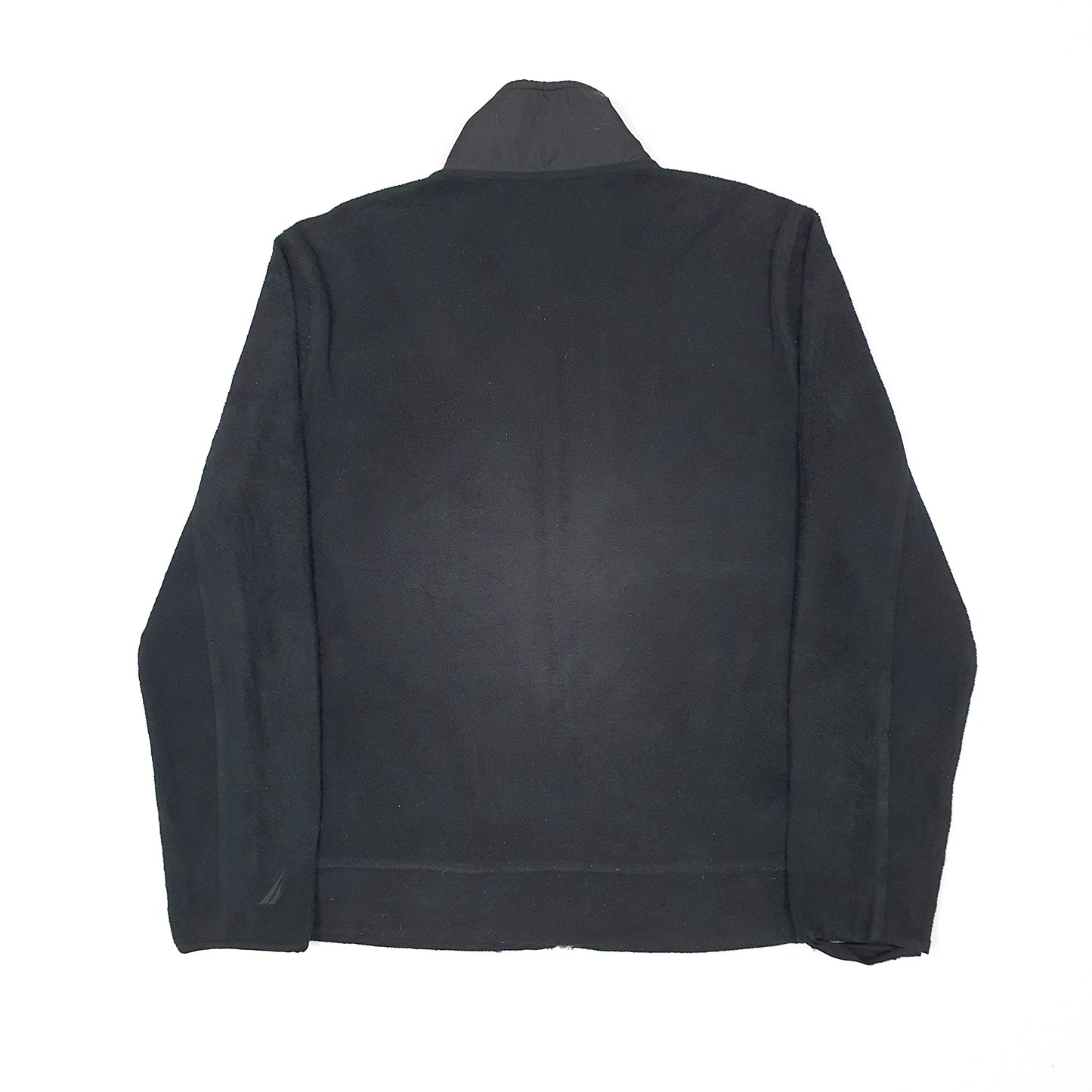 Mens Black Nautica  Full Zip Jumper