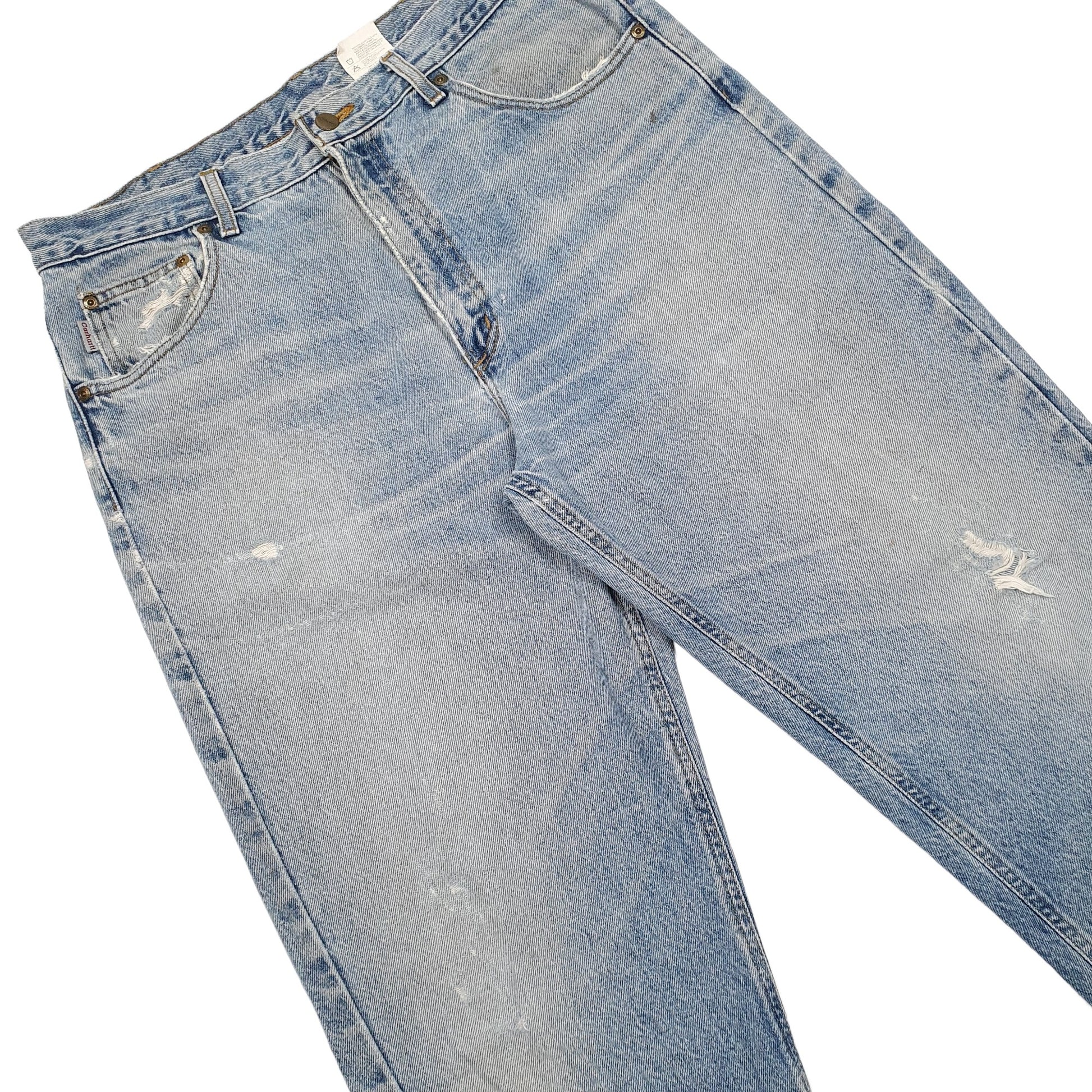 Mens Blue Carhartt  Carpenter JeansW36 L32