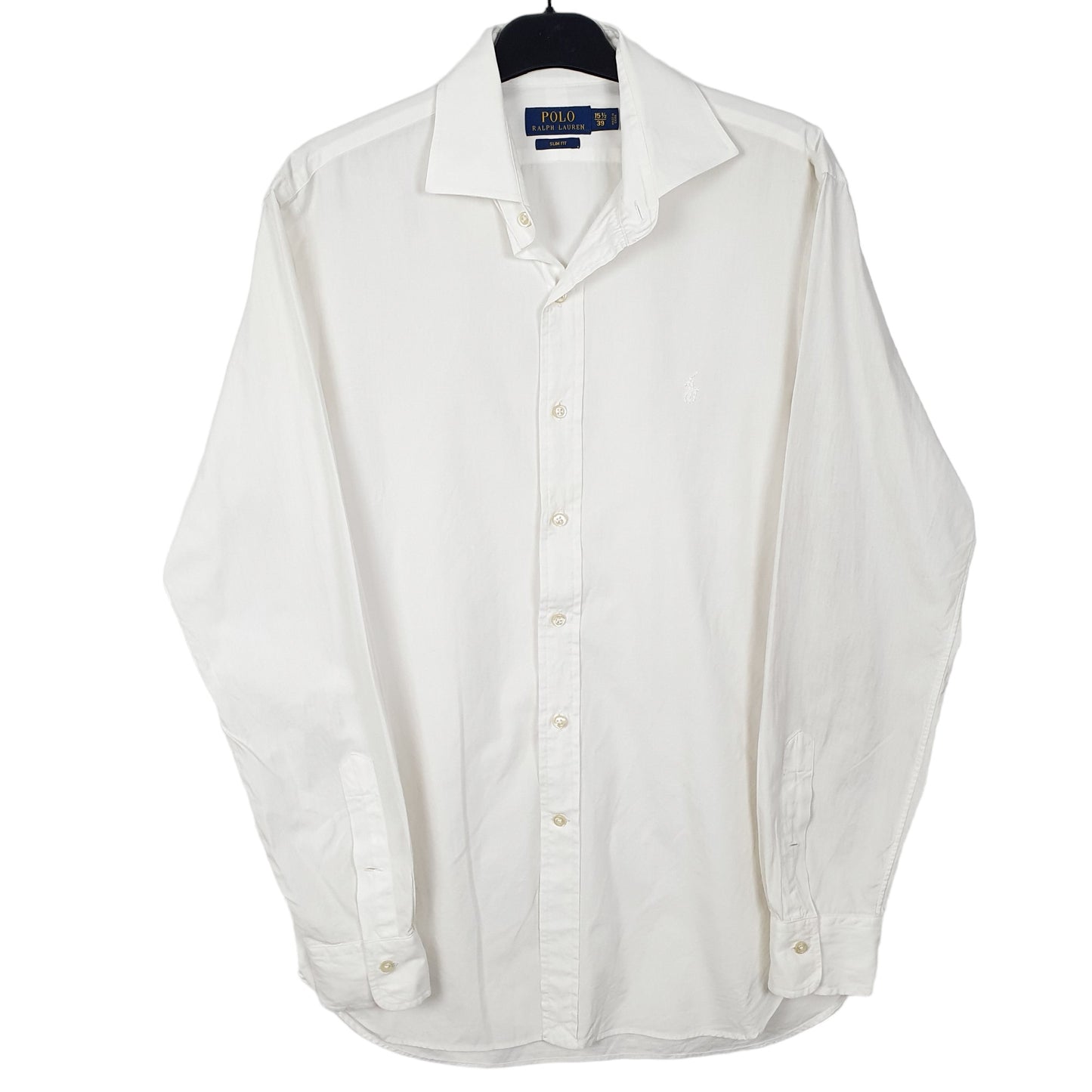 Mens White Ralph Lauren Oxford Long Sleeve Shirt
