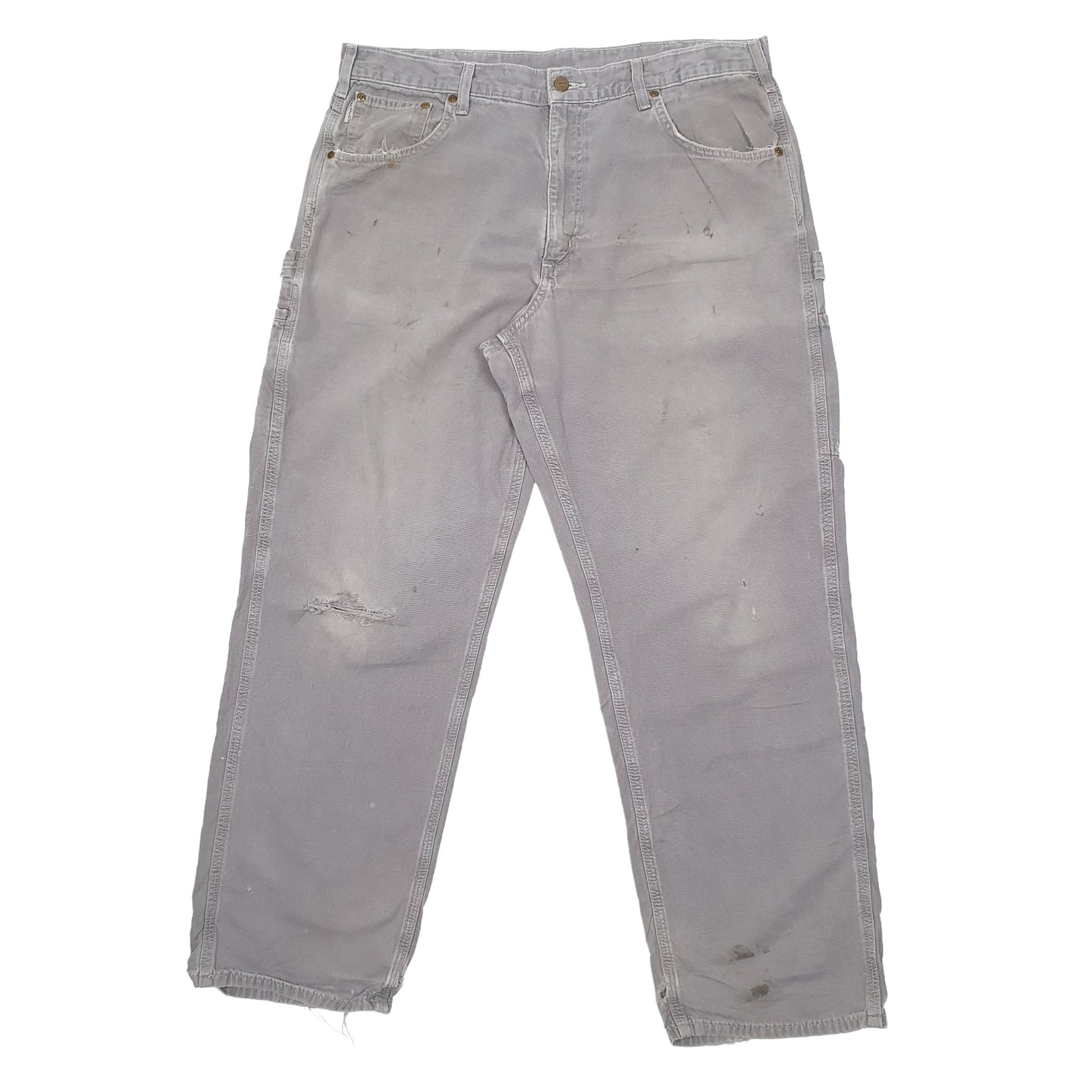 Mens Grey Carhartt  Carpenter Trousers