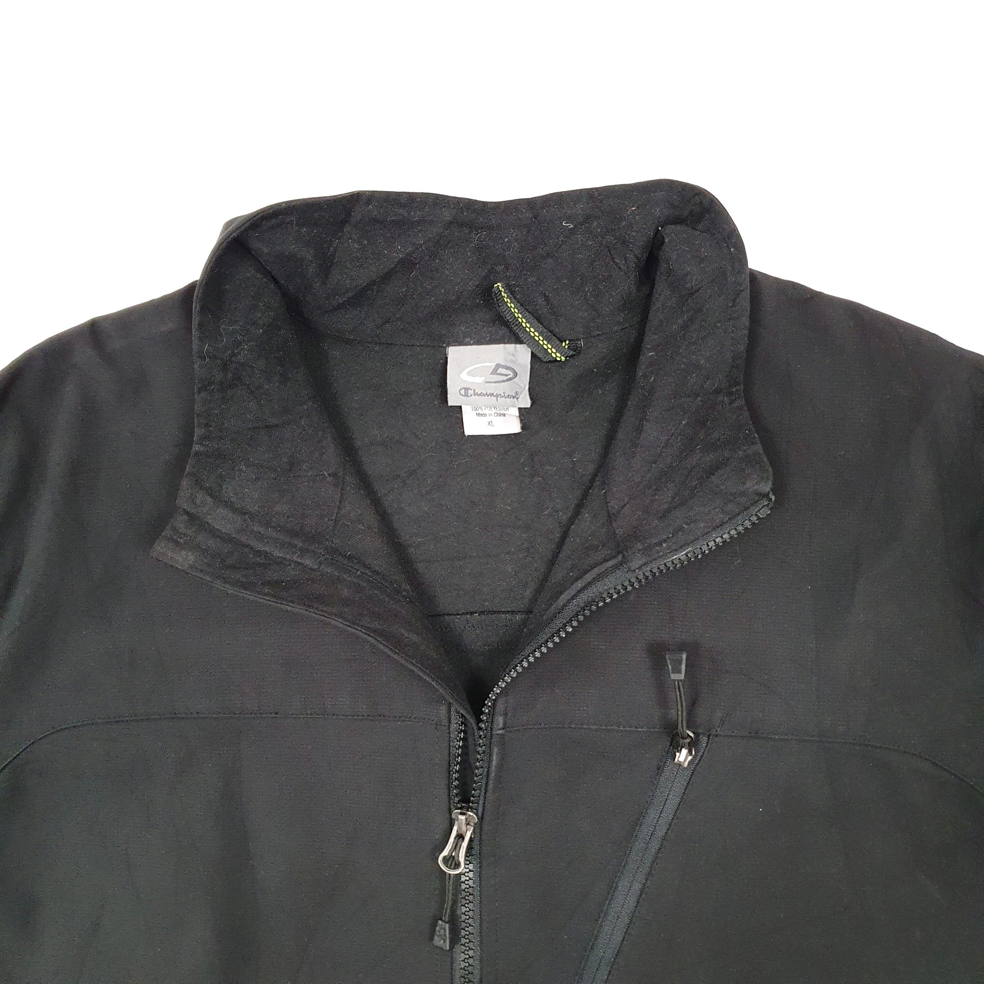 Mens Black Champion  Softshell Jacket Coat