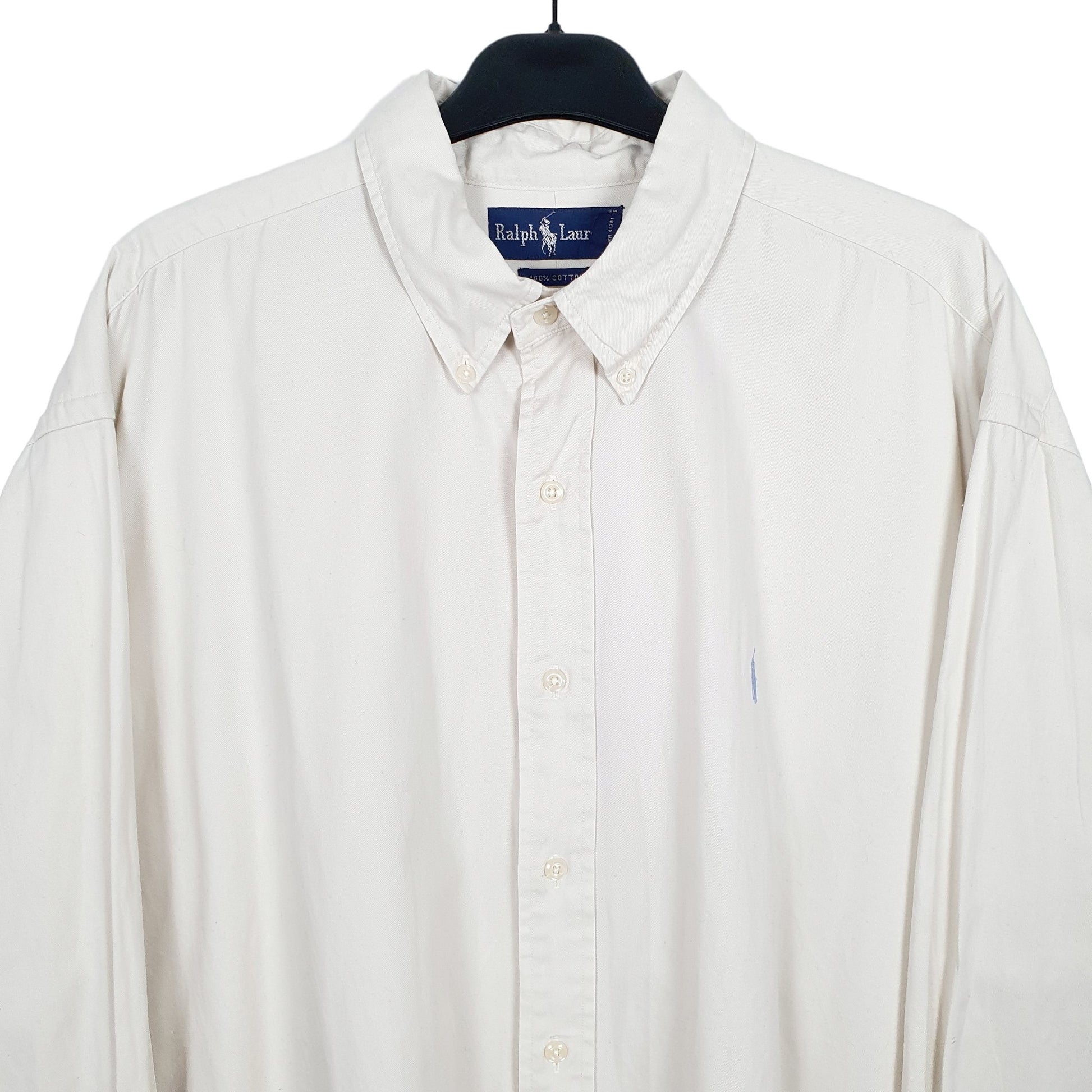 Ralph Lauren Long Sleeve Regular Fit Shirt Cream