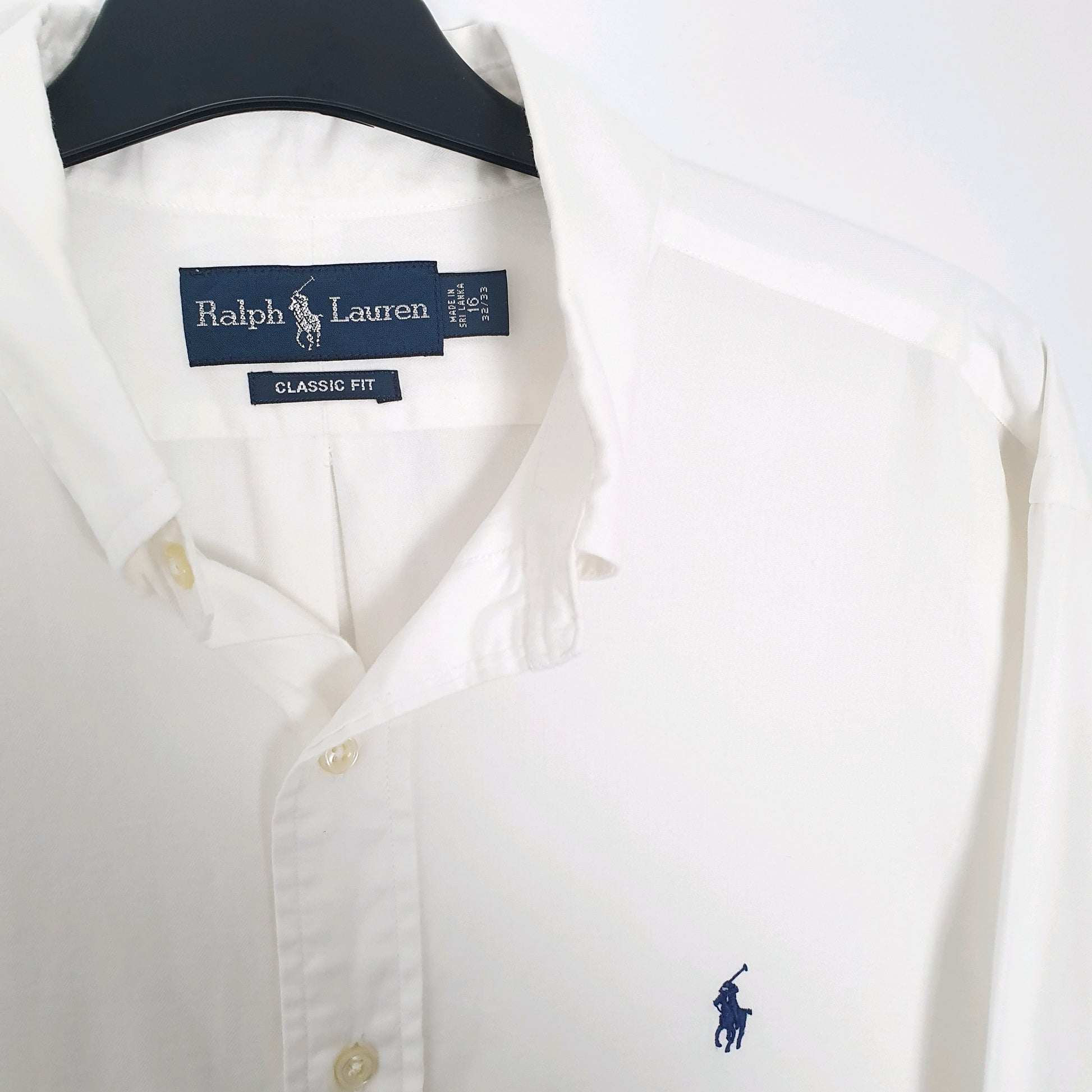 Polo Ralph Lauren Long Sleeve Classic Fit Shirt White